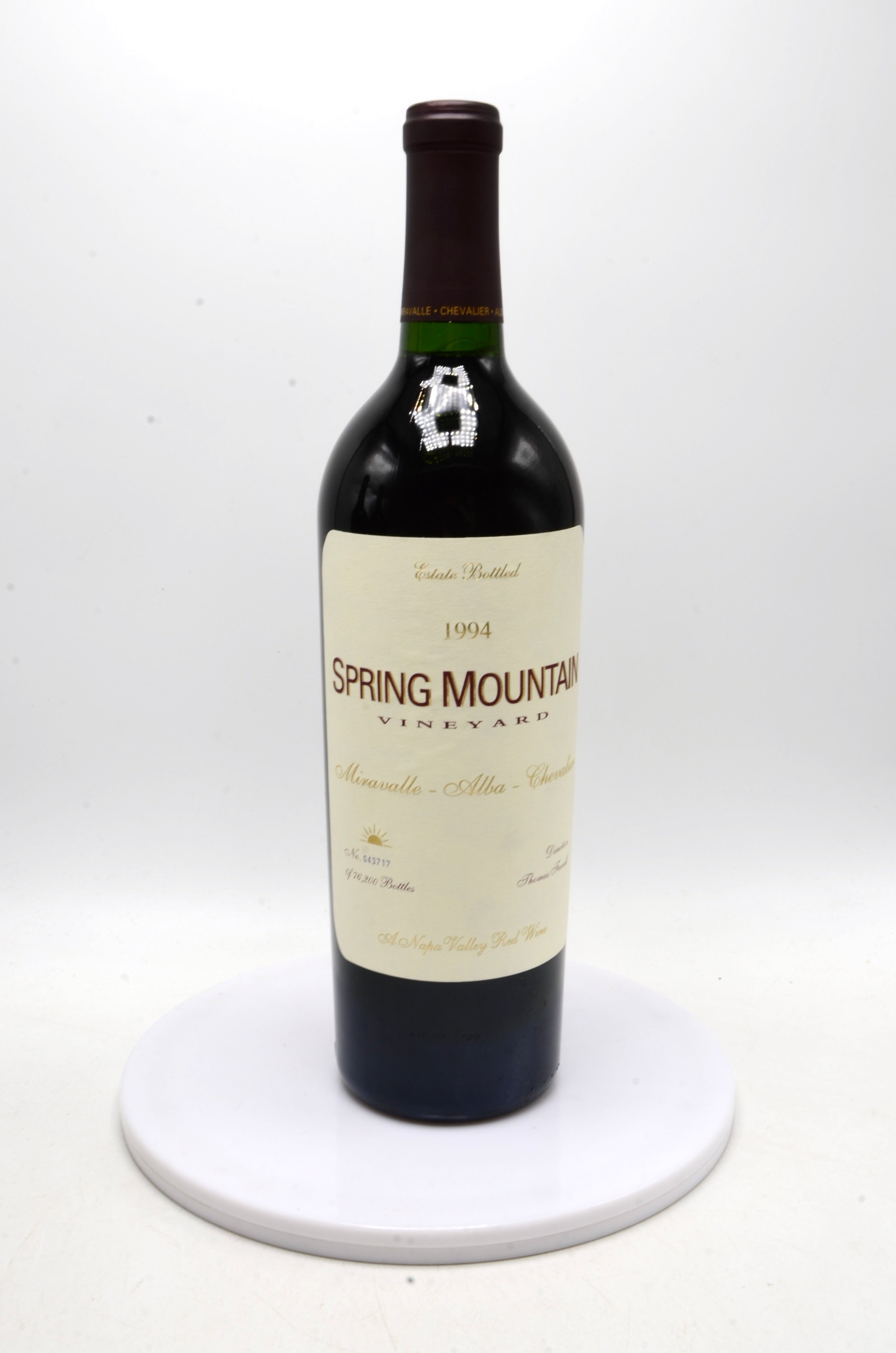 1994 Spring Mountain Vineyard Cabernet Sauvignon, Napa Valley