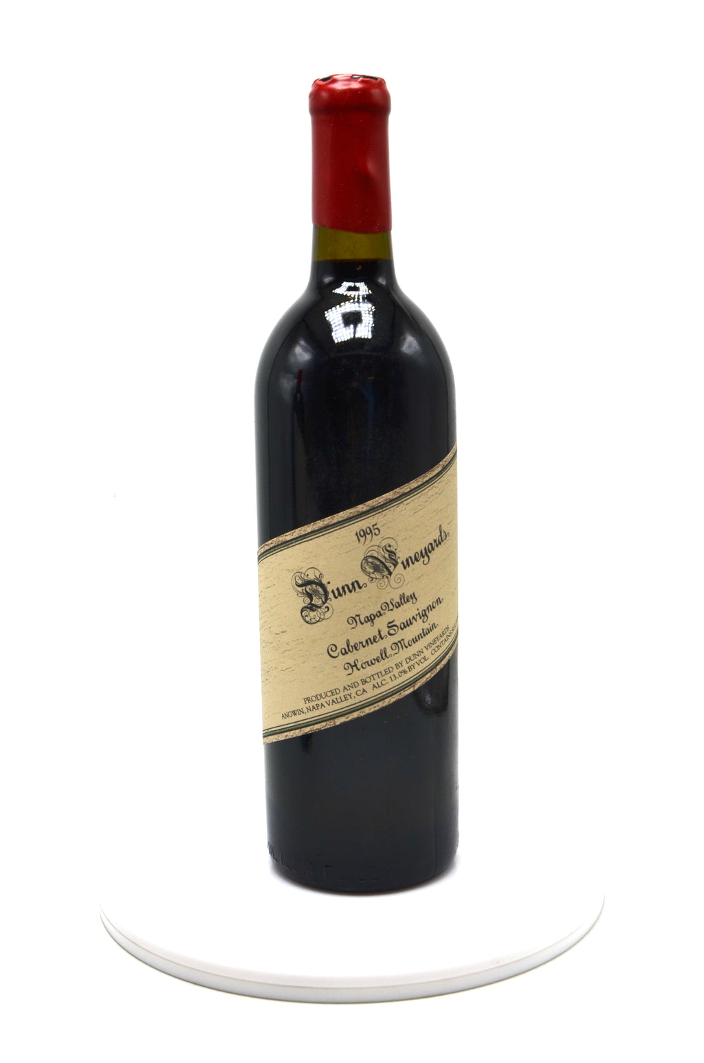 1995 Dunn Vineyards Cabernet Sauvignon, Howell Mountain