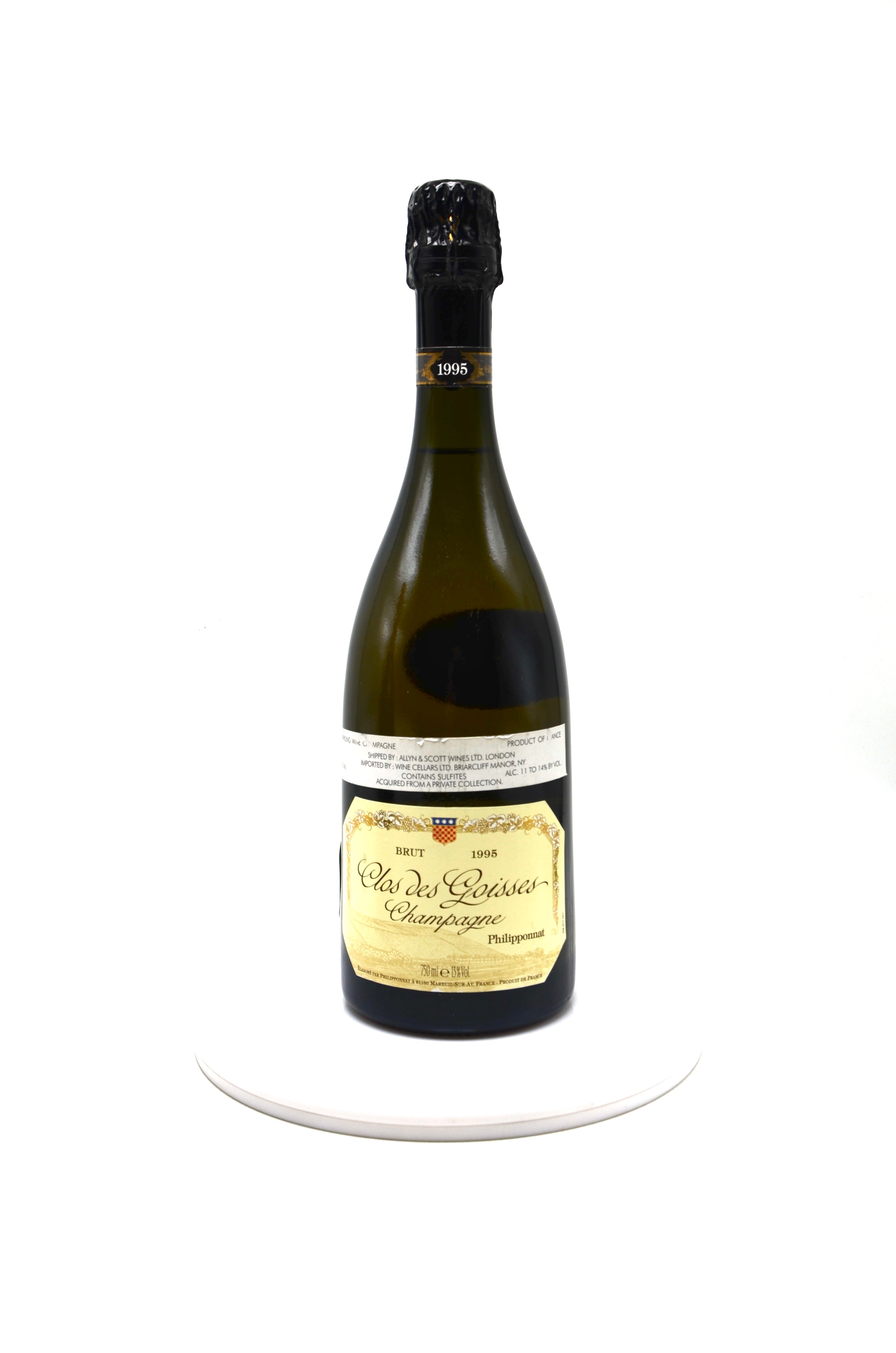 1995 Philipponnat Clos des Goisses Vintage Brut Champagne