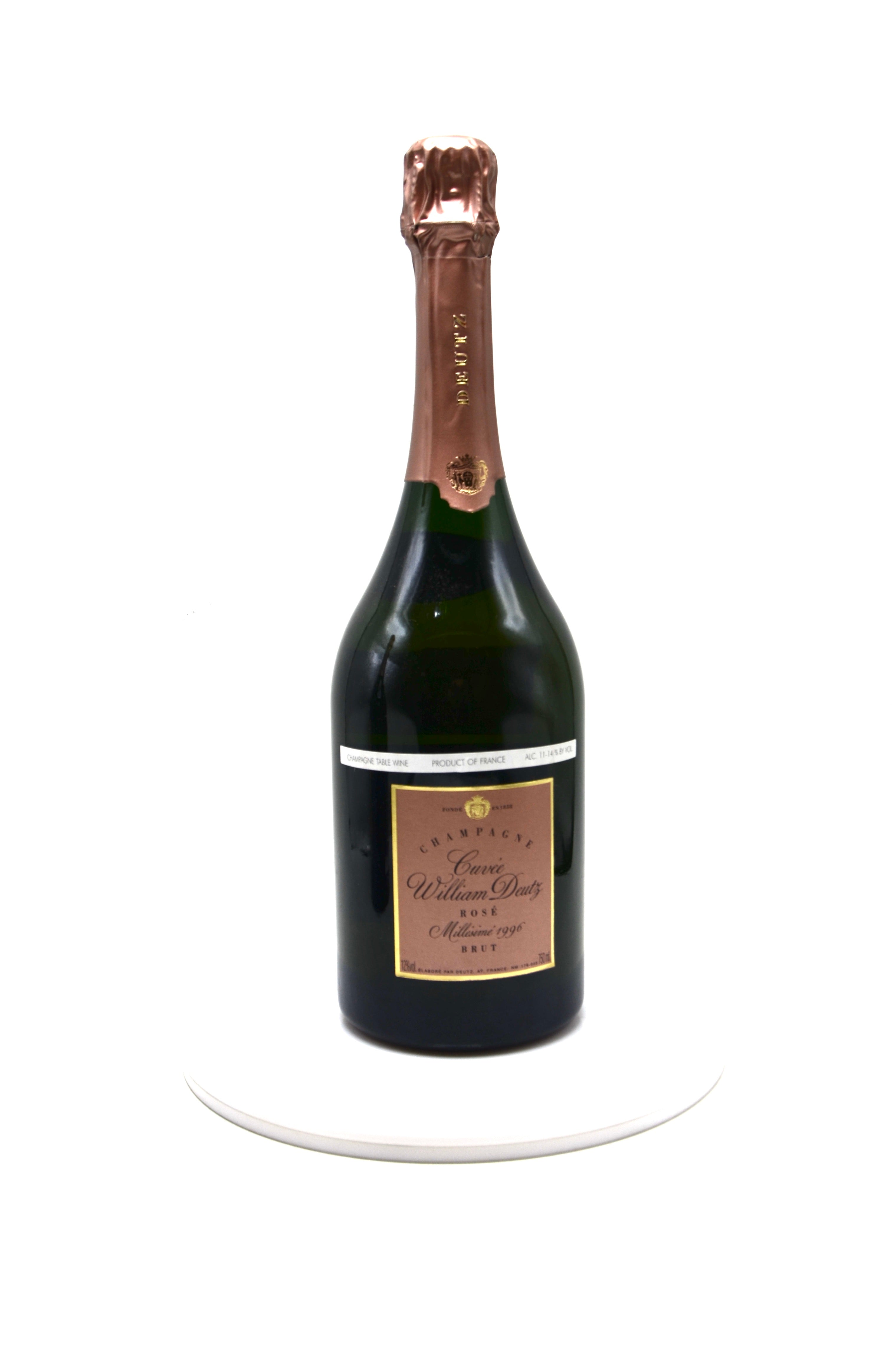 1996 Deutz Vintage Rose Champagne, Cuvee William Deutz