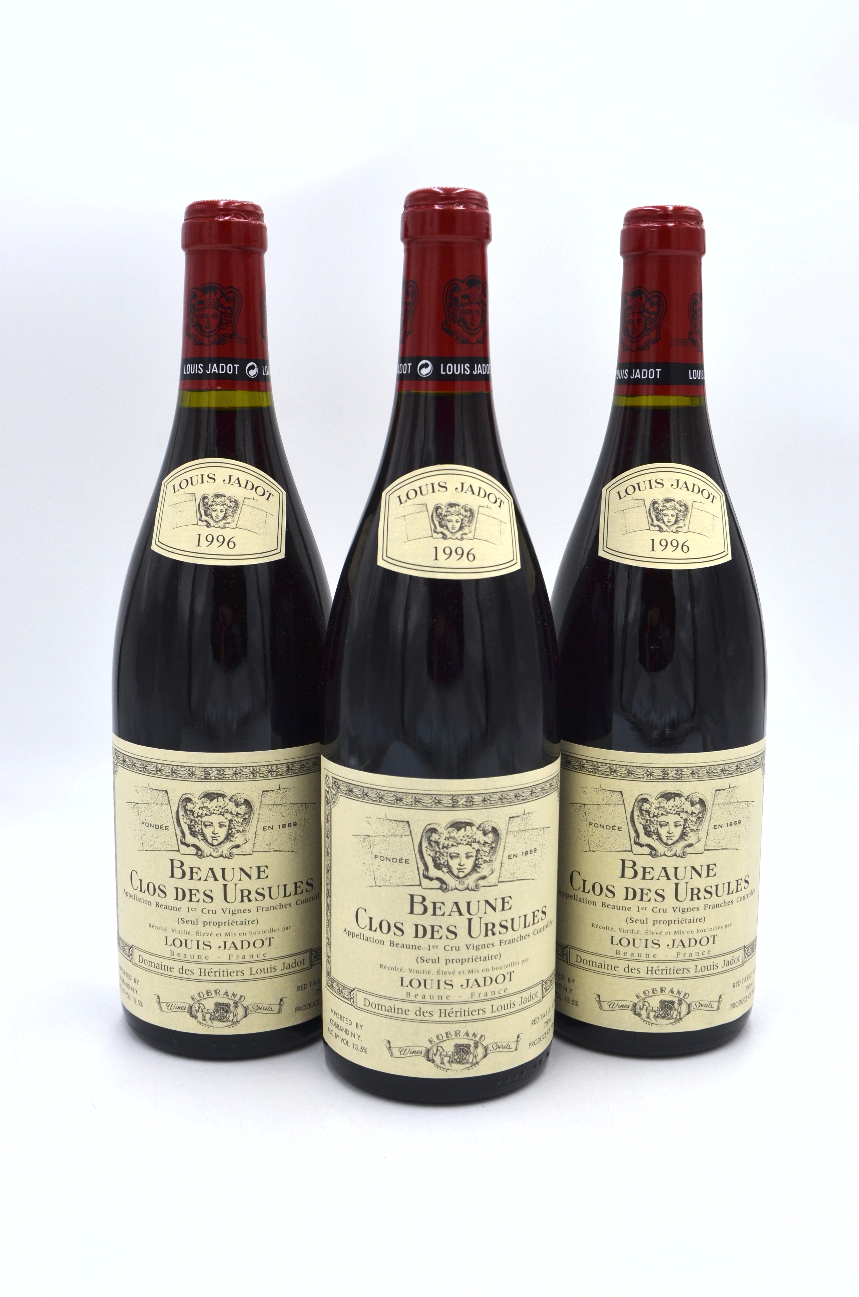 1996 Louis Jadot (Domaine des Heritiers) Beaune Rouge, Clos des Ursules, Monopole Premier Cru