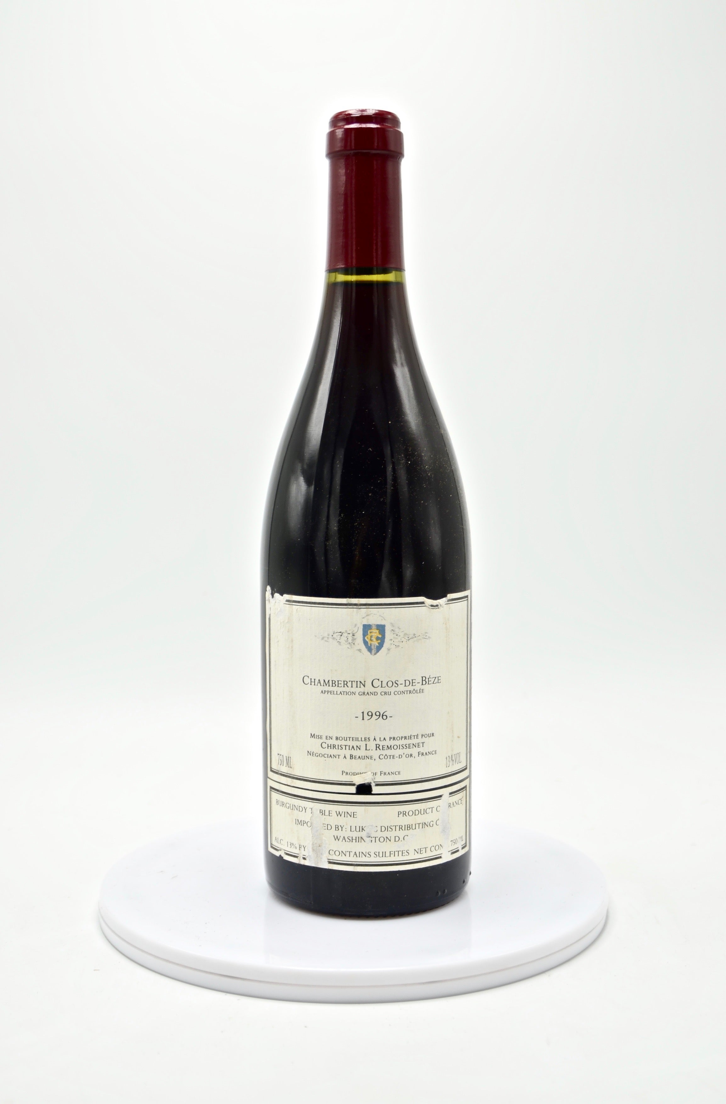 1996 Remoissenet Pere & Fils Chambertin, Clos de Bèze, Grand Cru