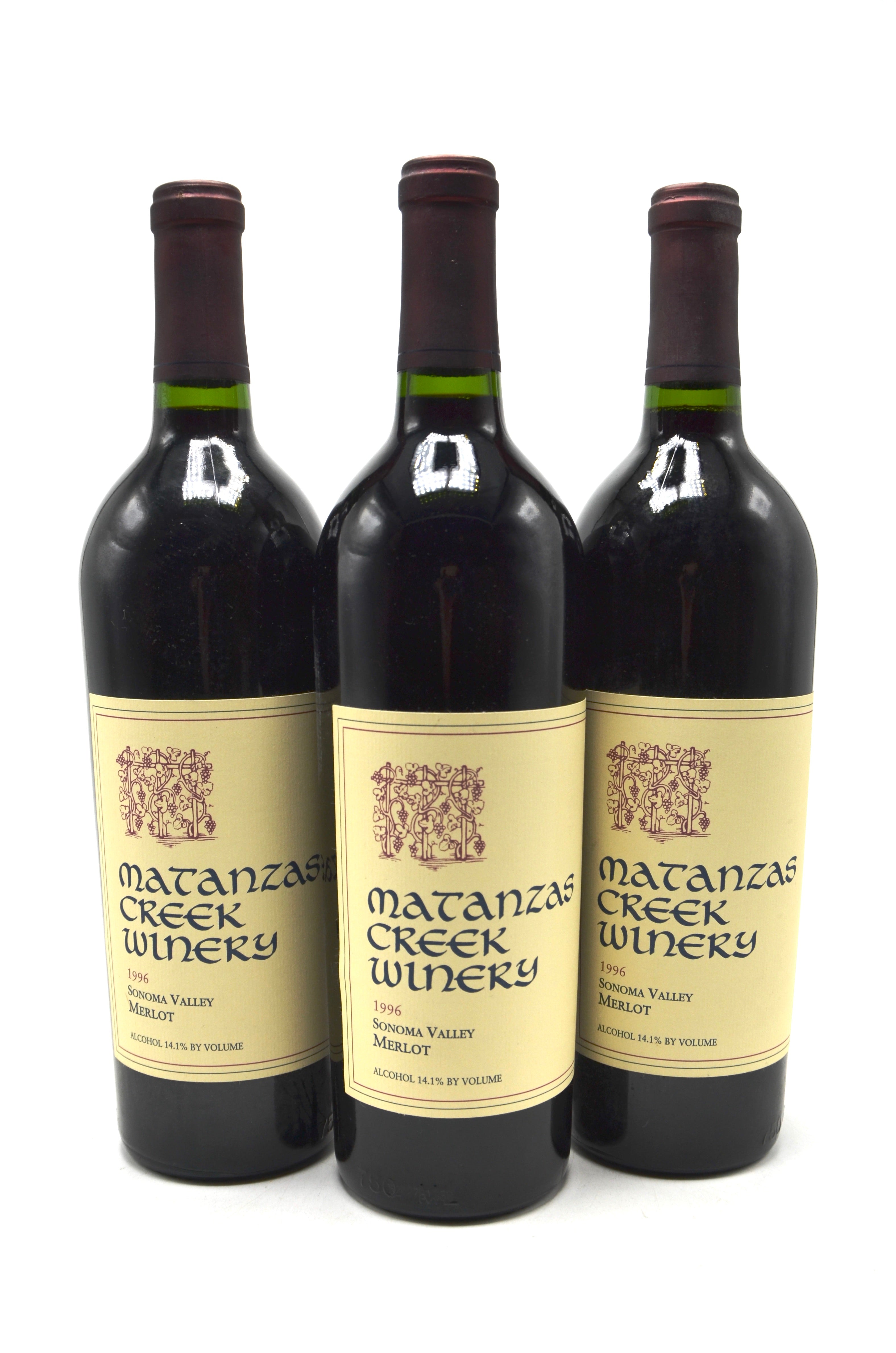 1996 Matanzas Creek Merlot, Sonoma County