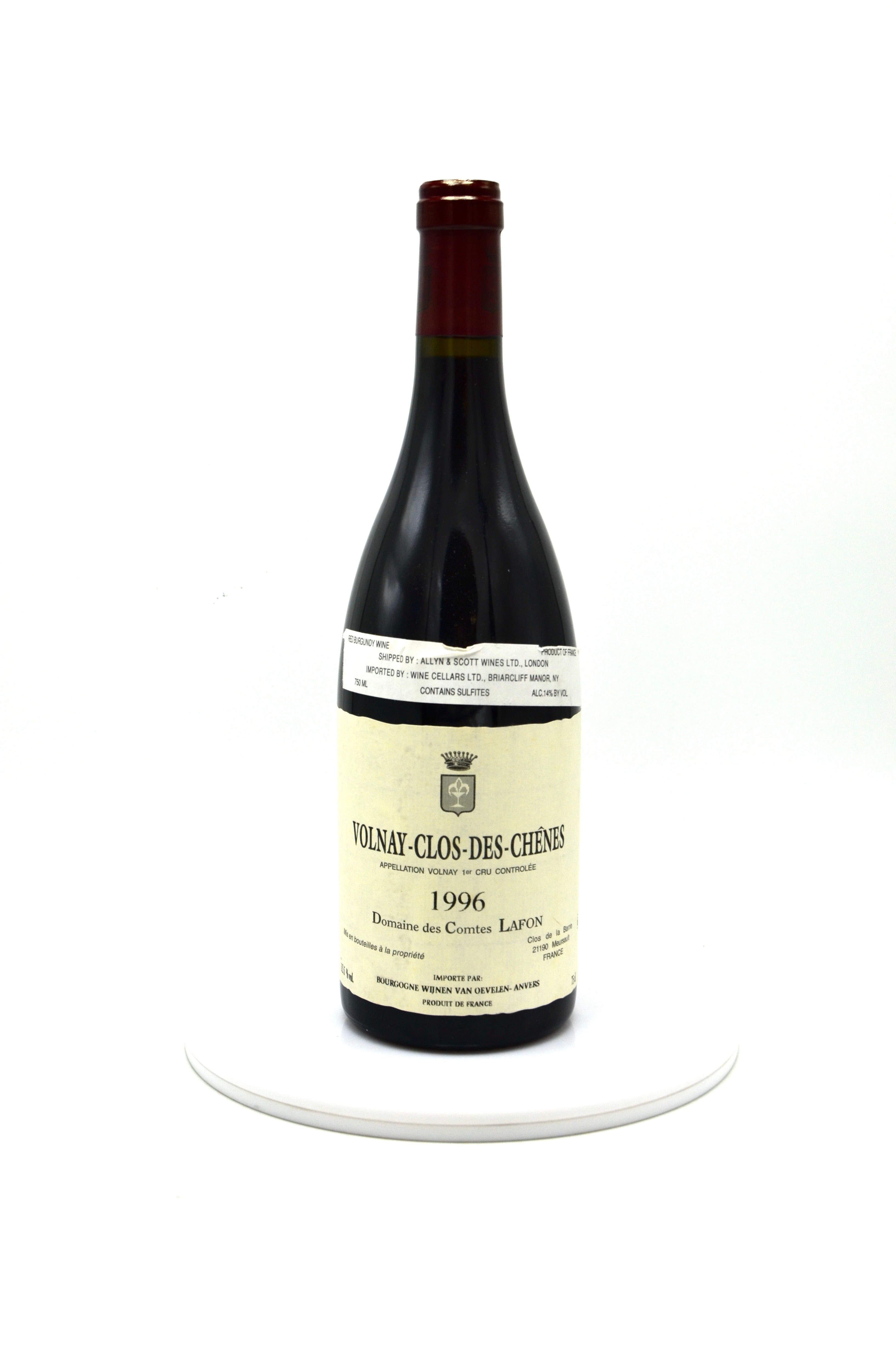 1996 Domaine des Comtes Lafon Volnay, Clos des Chenes, Premier Cru