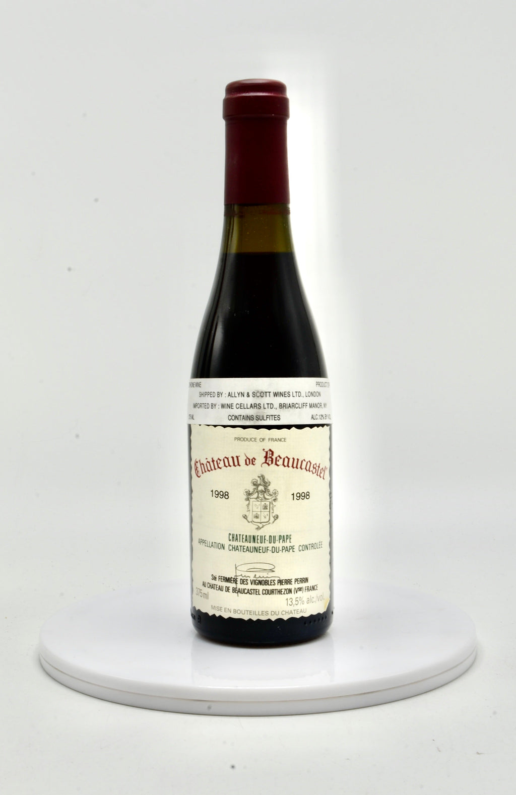 1998 Château de Beaucastel, Châteauneuf du Pape (half-bottle)