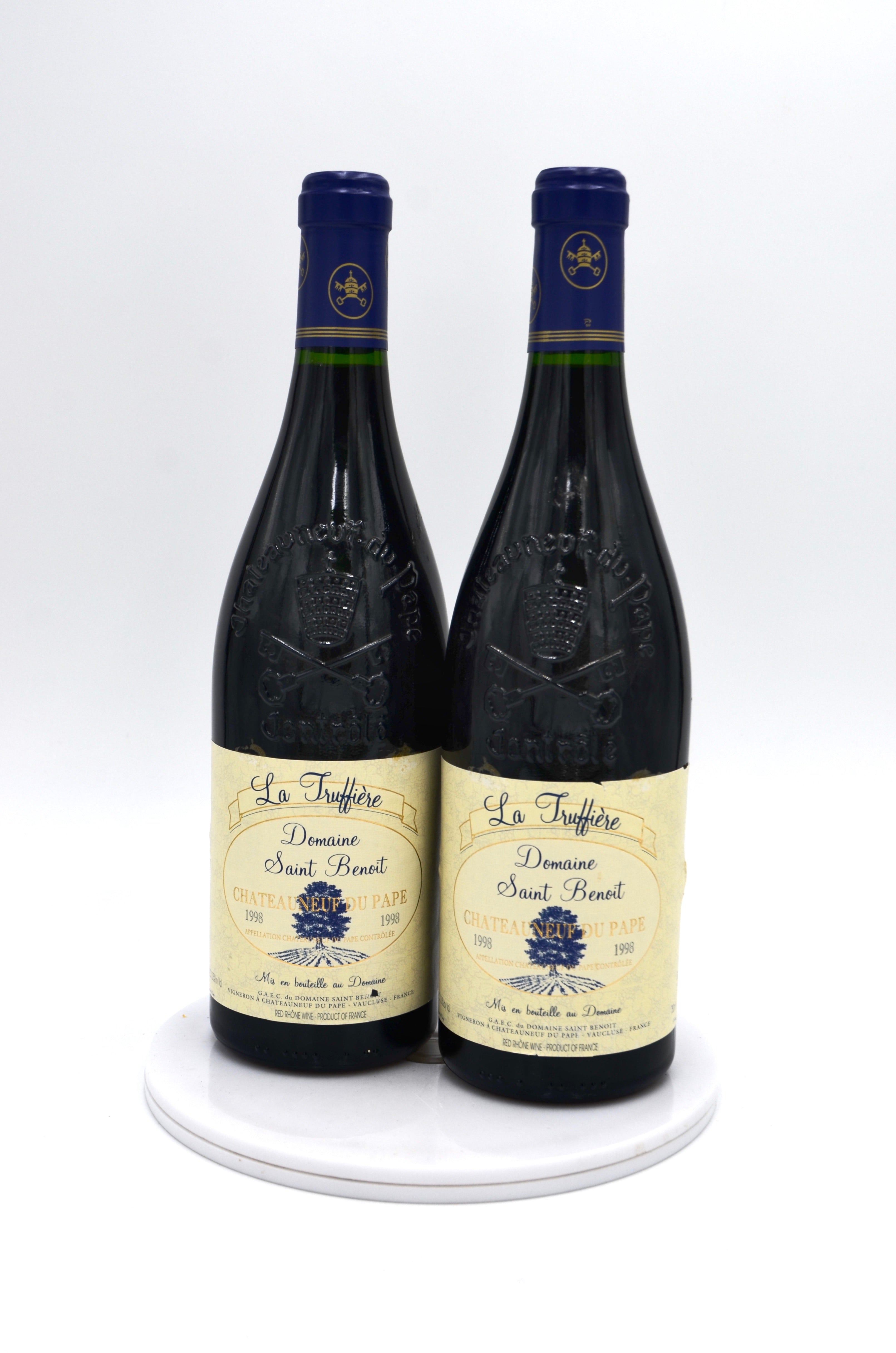 1998 Domaine Saint Benoit Chateauneuf du Pape, La Truffiere, Rhone