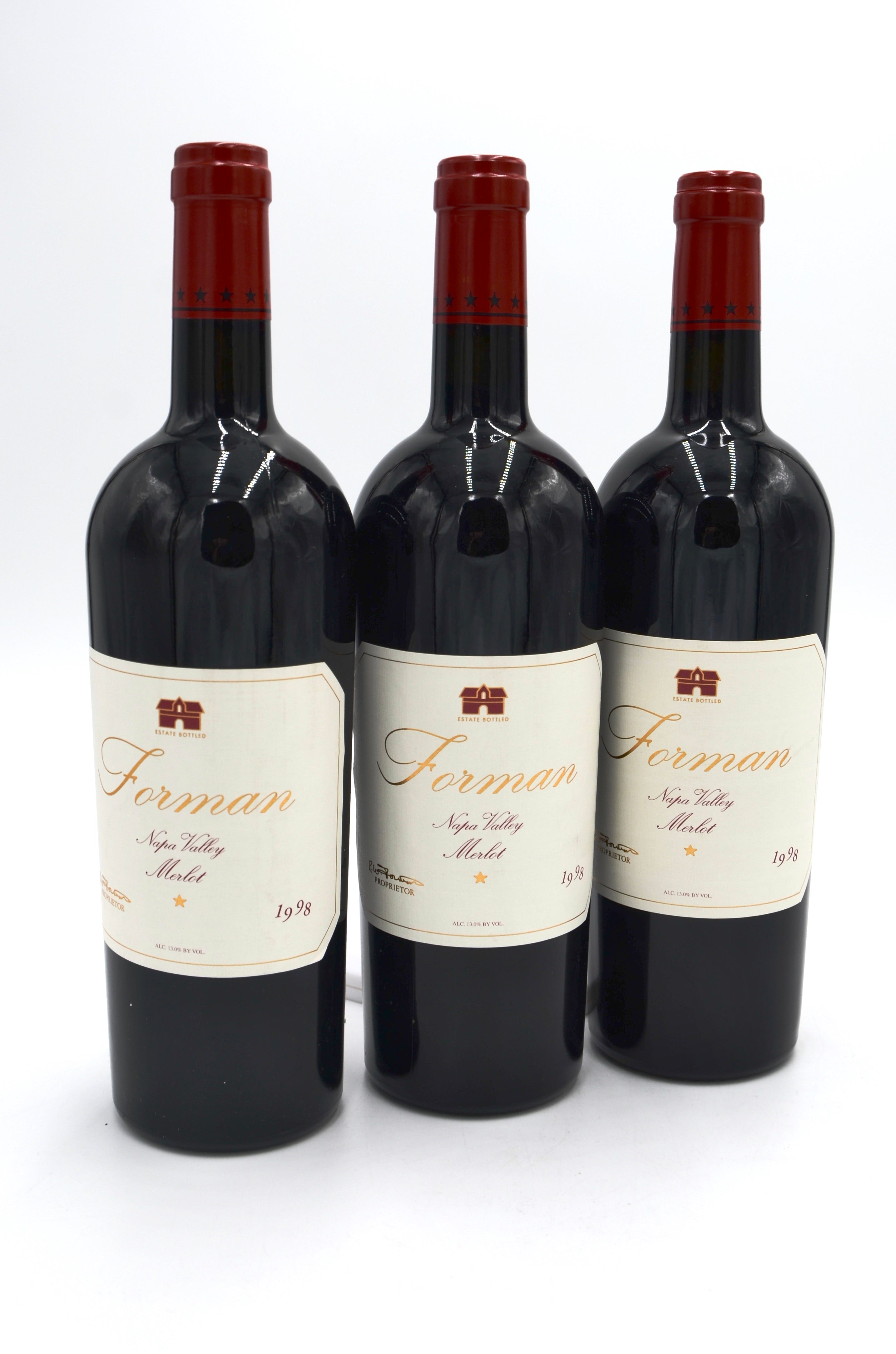 1998 Forman Merlot, Napa Valley