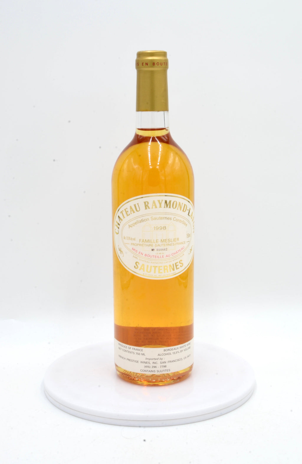 1998 Château Raymond-Lafon, Sauternes