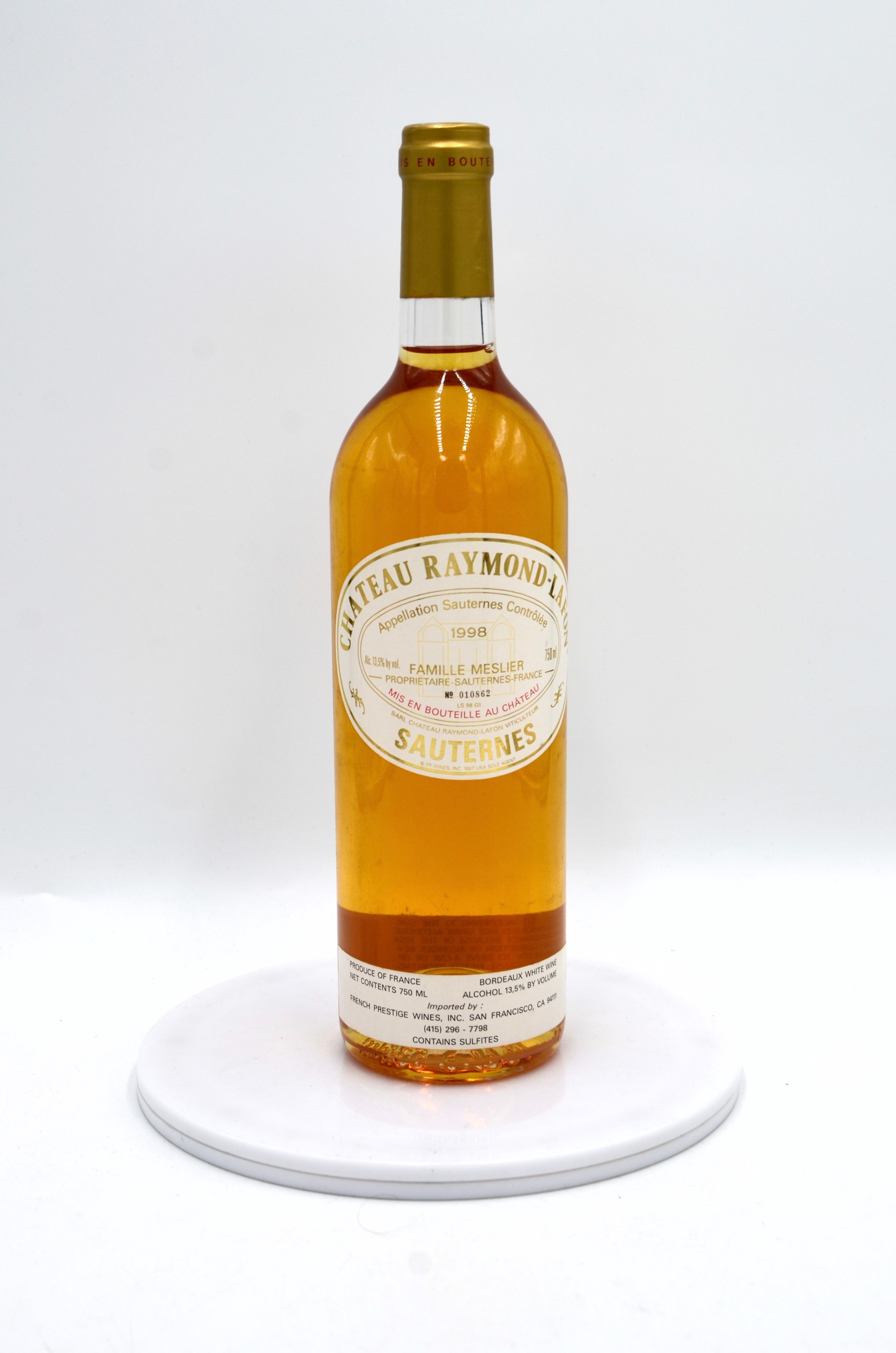 1998 Château Raymond-Lafon, Sauternes