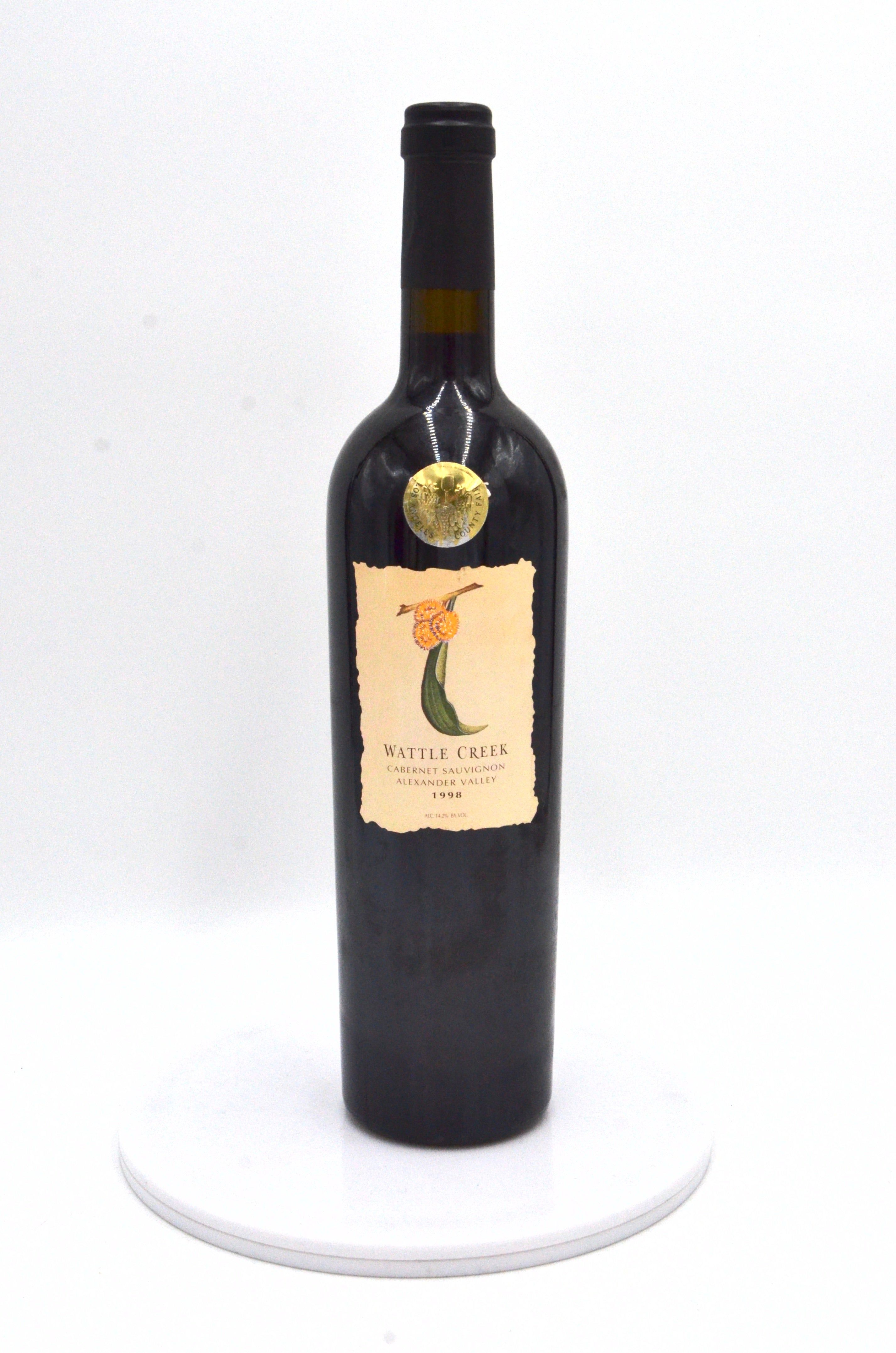 1998 Wattle Creek Winery Cabernet Sauvignon, Alexander Valley