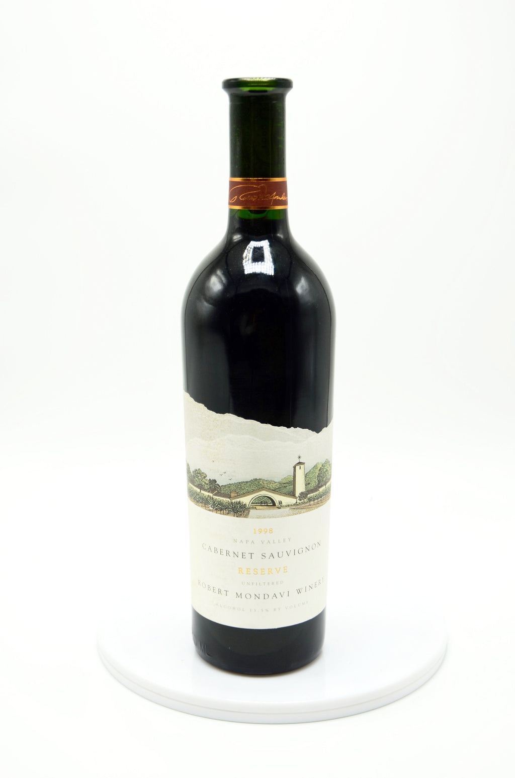 1998 Robert Mondavi Reserve Cabernet Sauvignon, Unfiltered, Napa Valley