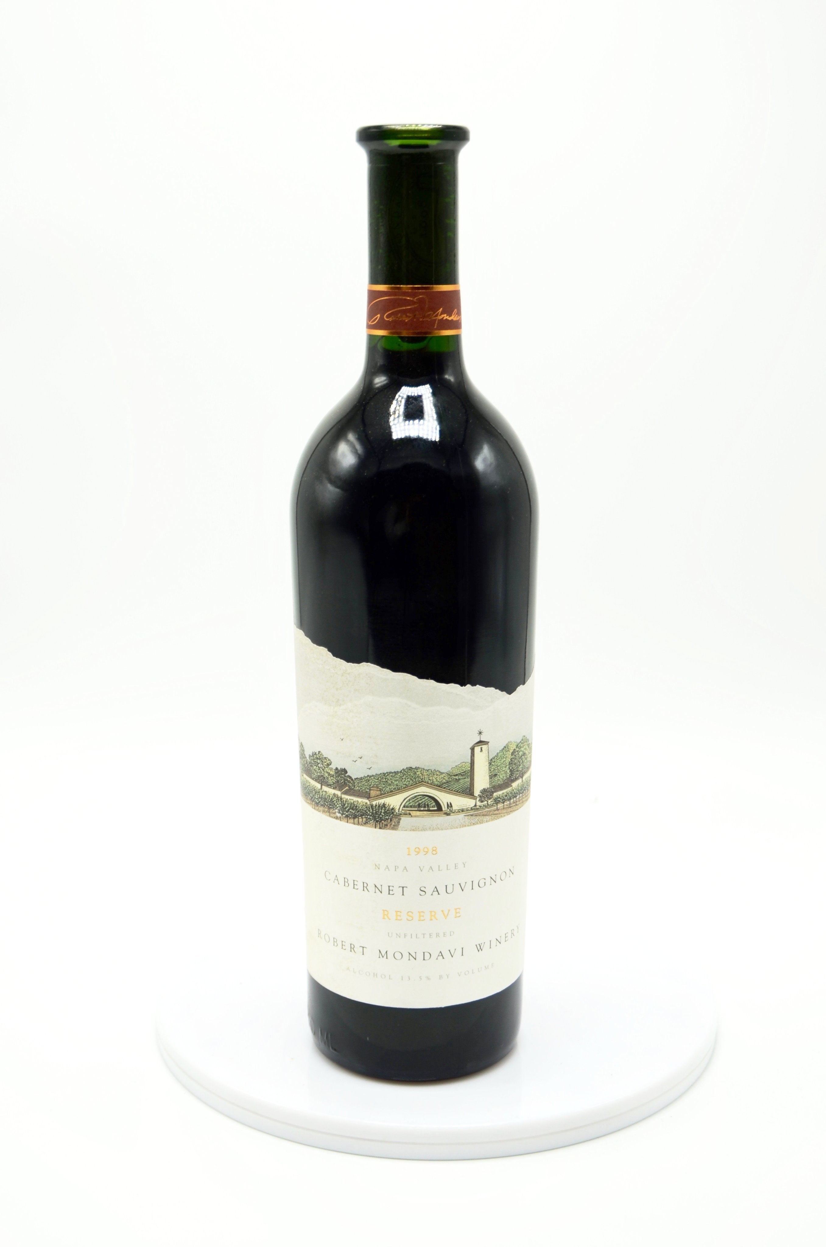 1998 Robert Mondavi Reserve Cabernet Sauvignon, Unfiltered, Napa Valley