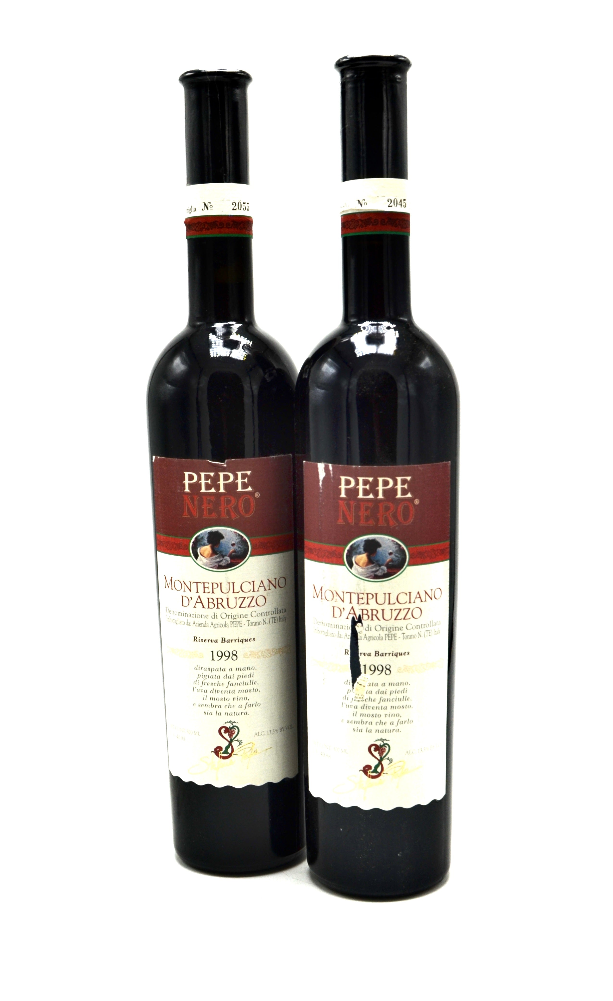 1998 Stefania Pepe Nero Montepulciano D'Abruzzo, Riserva Barriques (500ml)