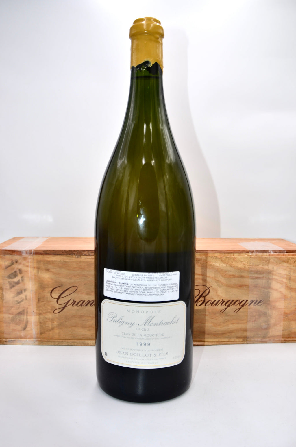 1999 Jean Boillot & Fils Puligny-Montrachet, Clos de la Mouchere, Monopole Premier Cru (double-magnum)