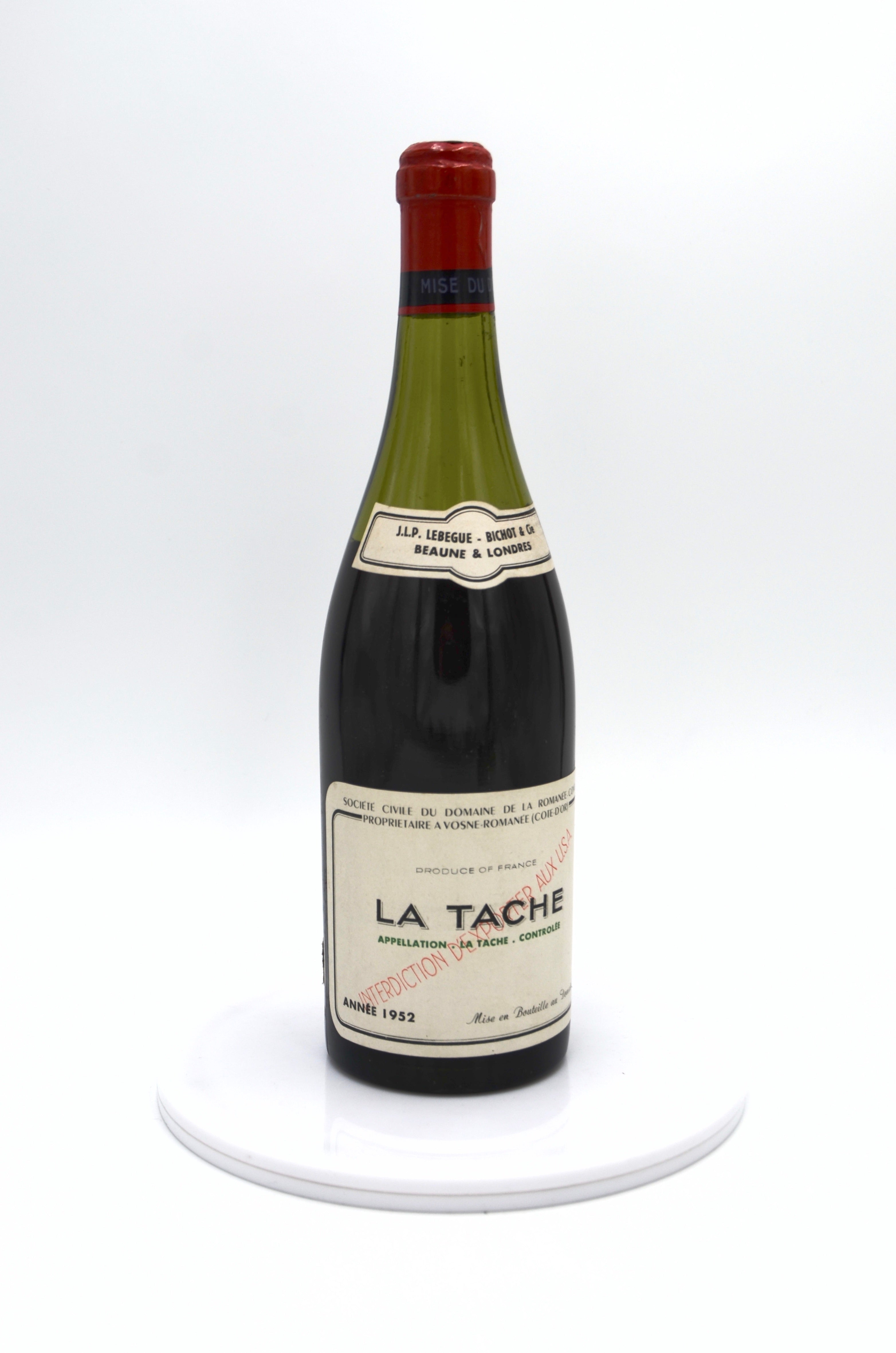 1952 Domaine de la Romanee-Conti La Tache, Grand Cru Monopole