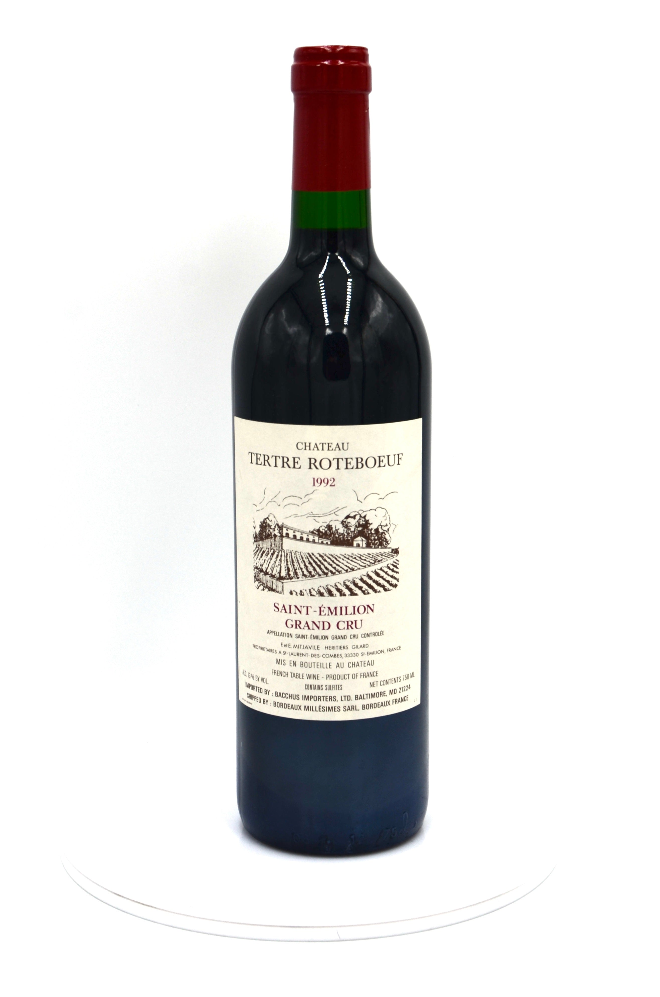 1992 Château Le Tertre Roteboeuf, St. Emilion