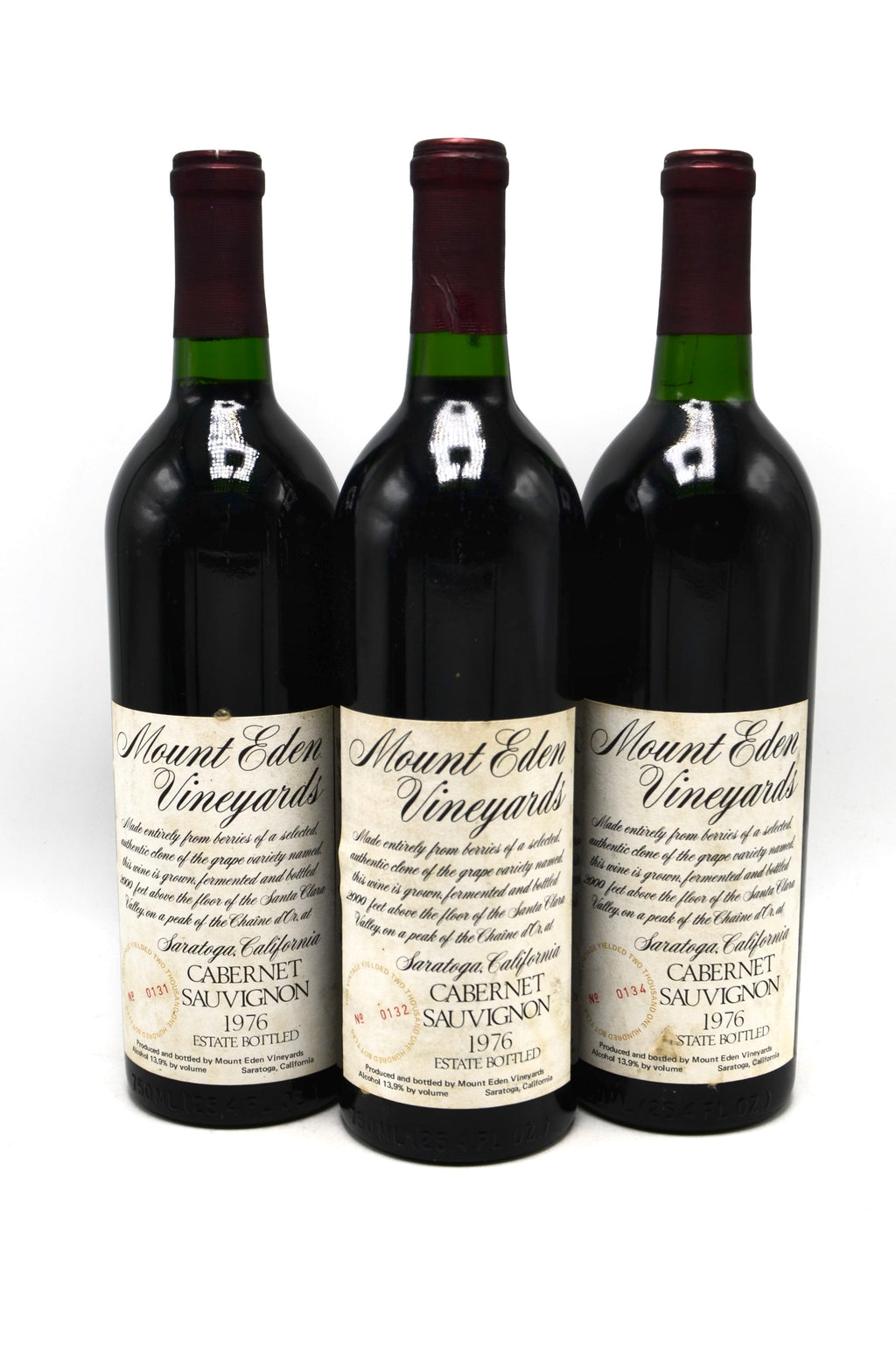 1976 Mount Eden Vineyards Estate Cabernet Sauvignon, Santa Cruz Mountains
