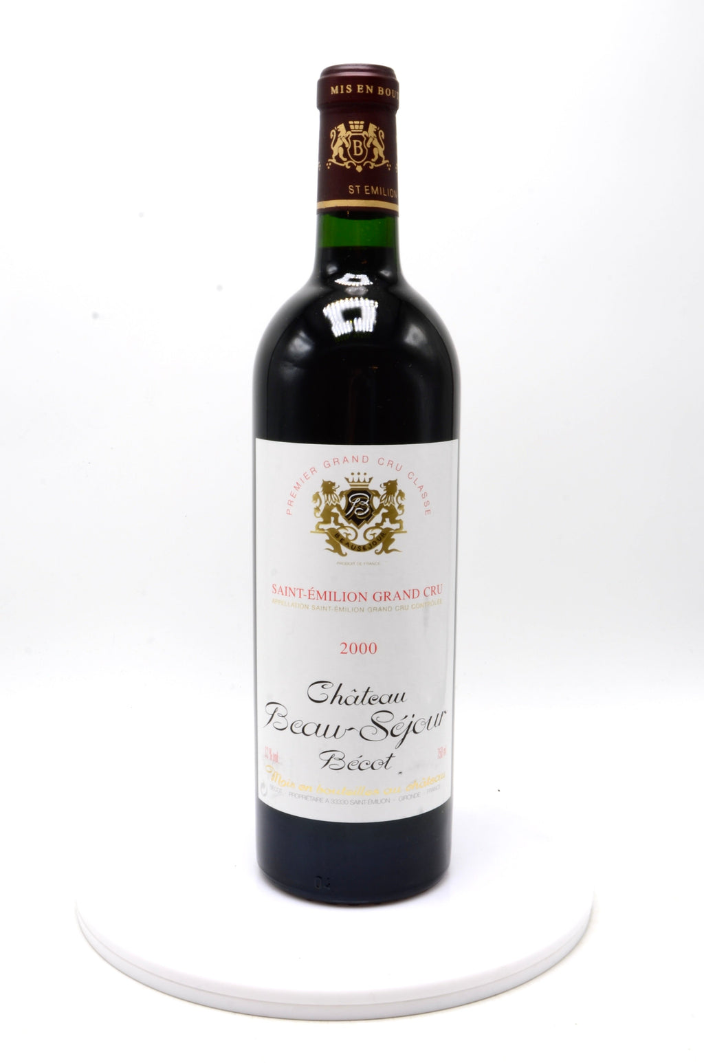2000 Château Beau-Séjour Bécot, St. Émilion