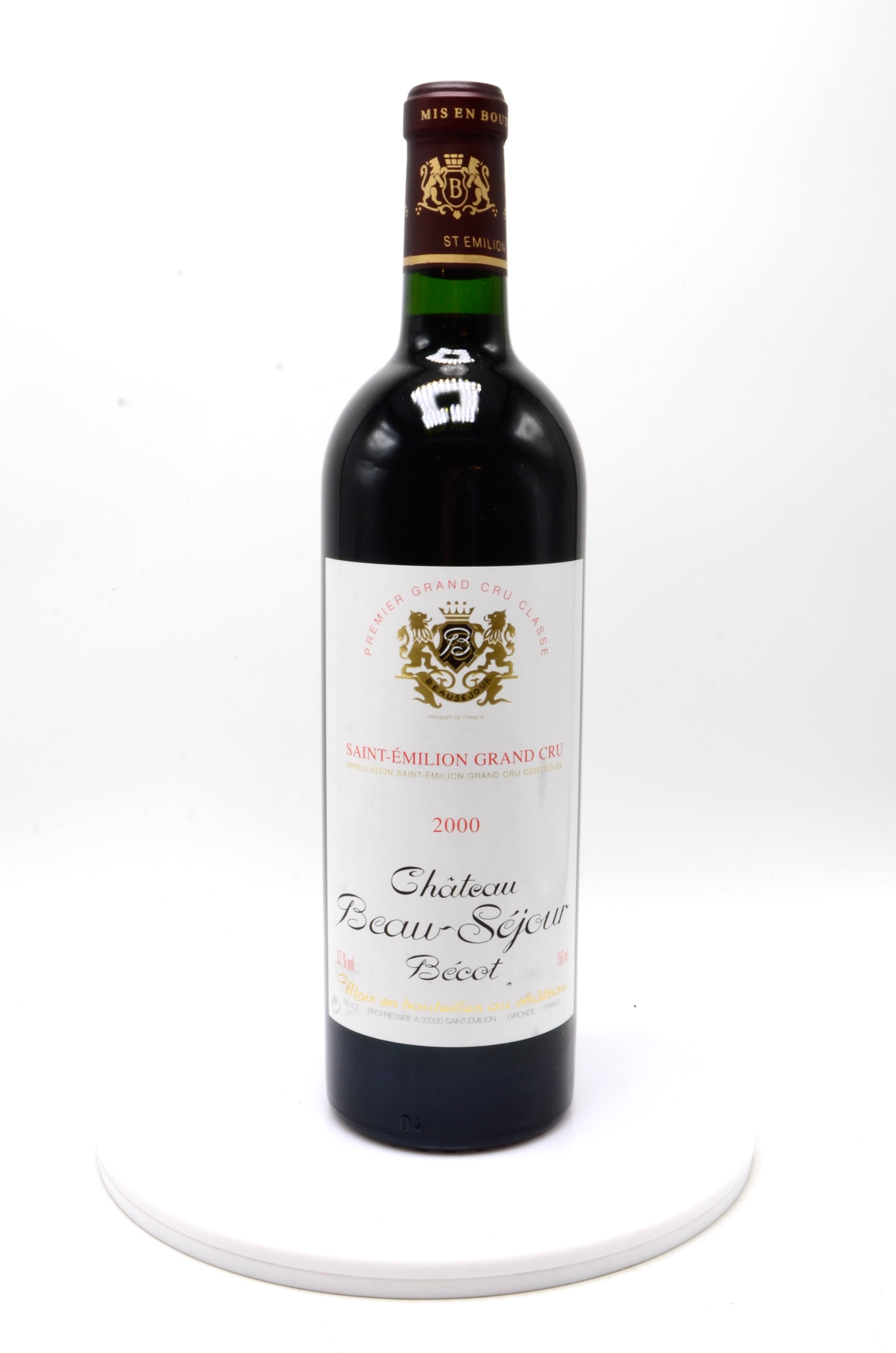 2000 Château Beau-Séjour Bécot, St. Émilion