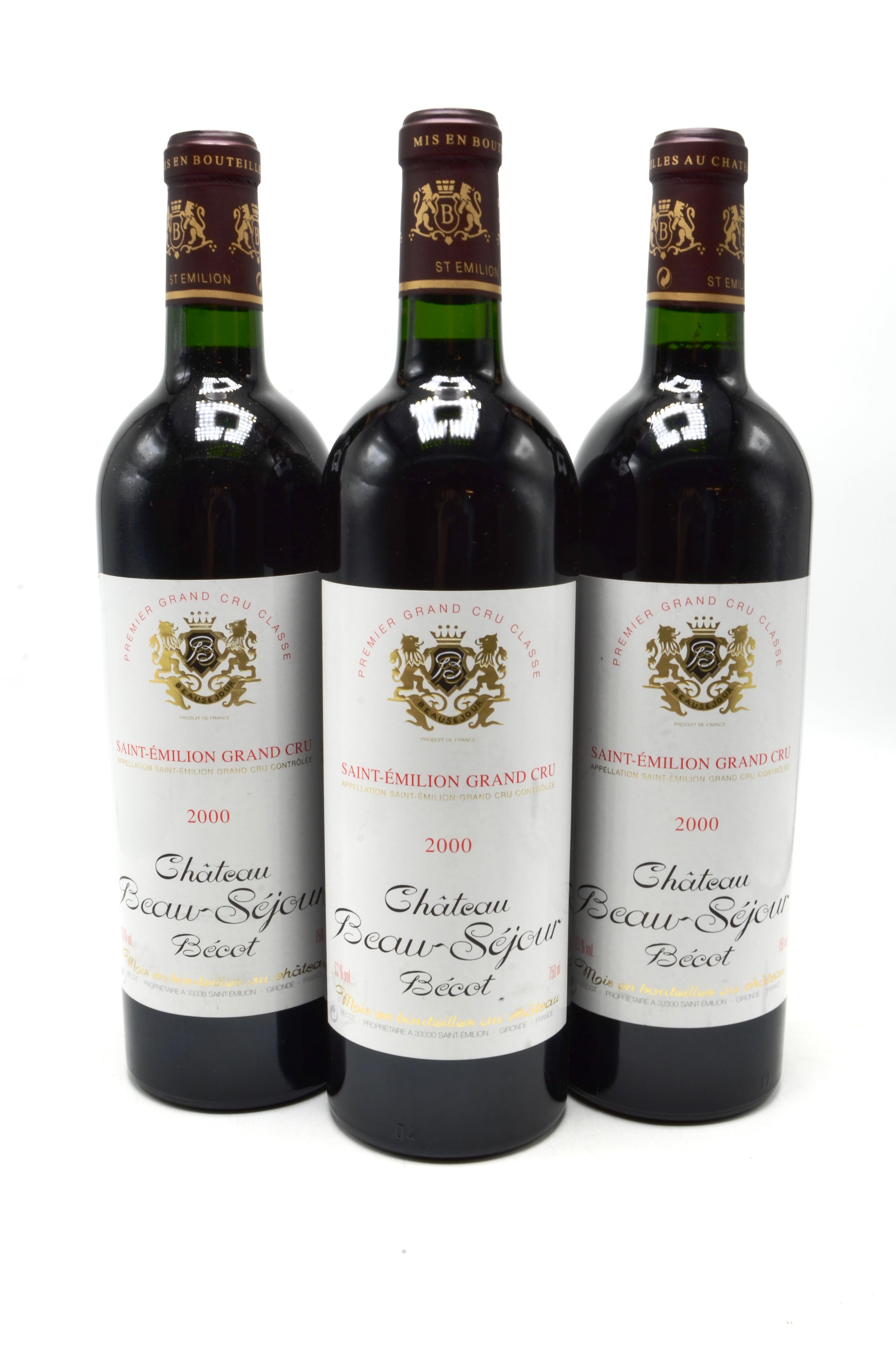 2000 Château Beau-Séjour Bécot, St. Émilion