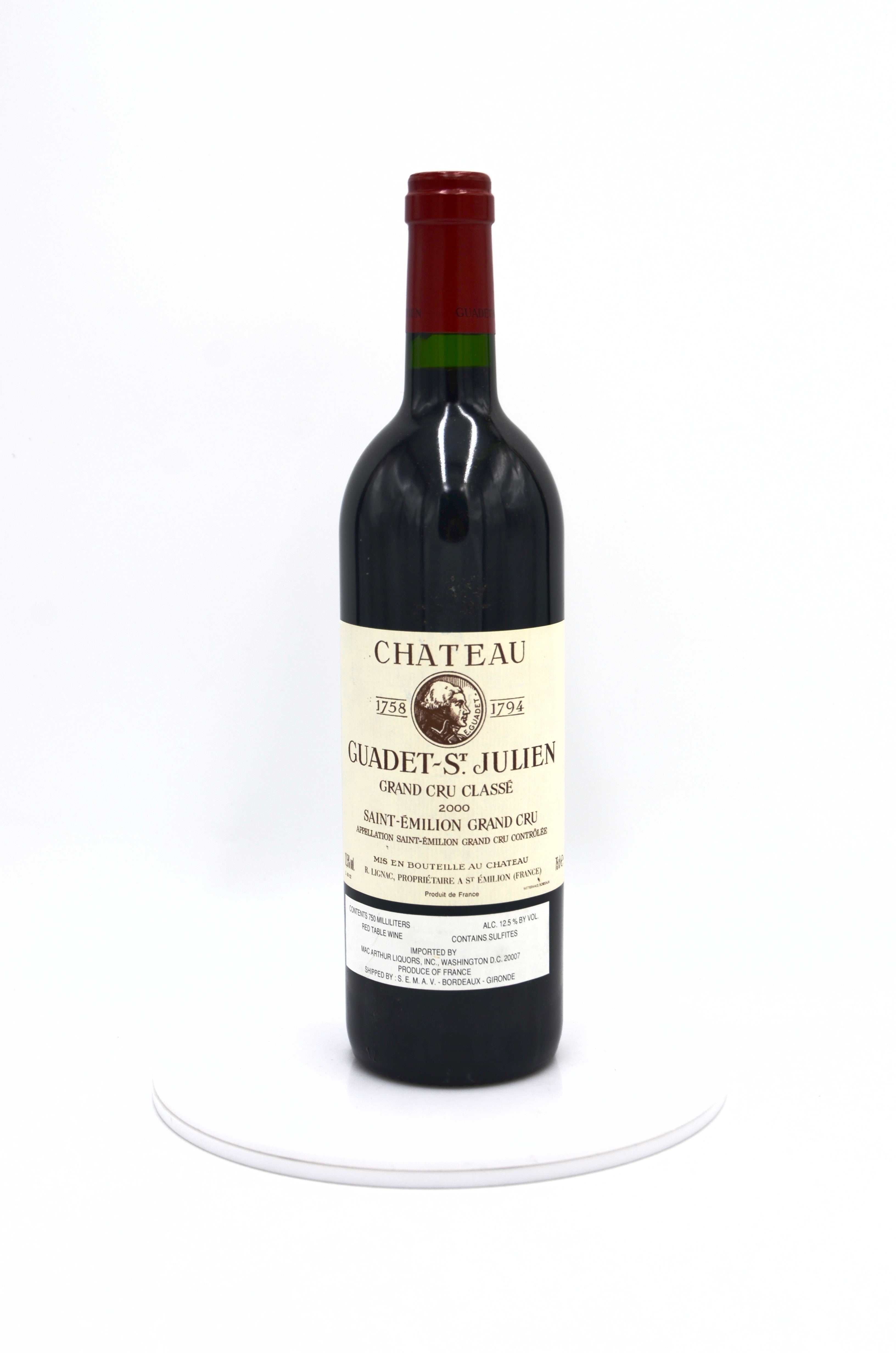 2000 Château Guadet-St. Julien, St. Emilion