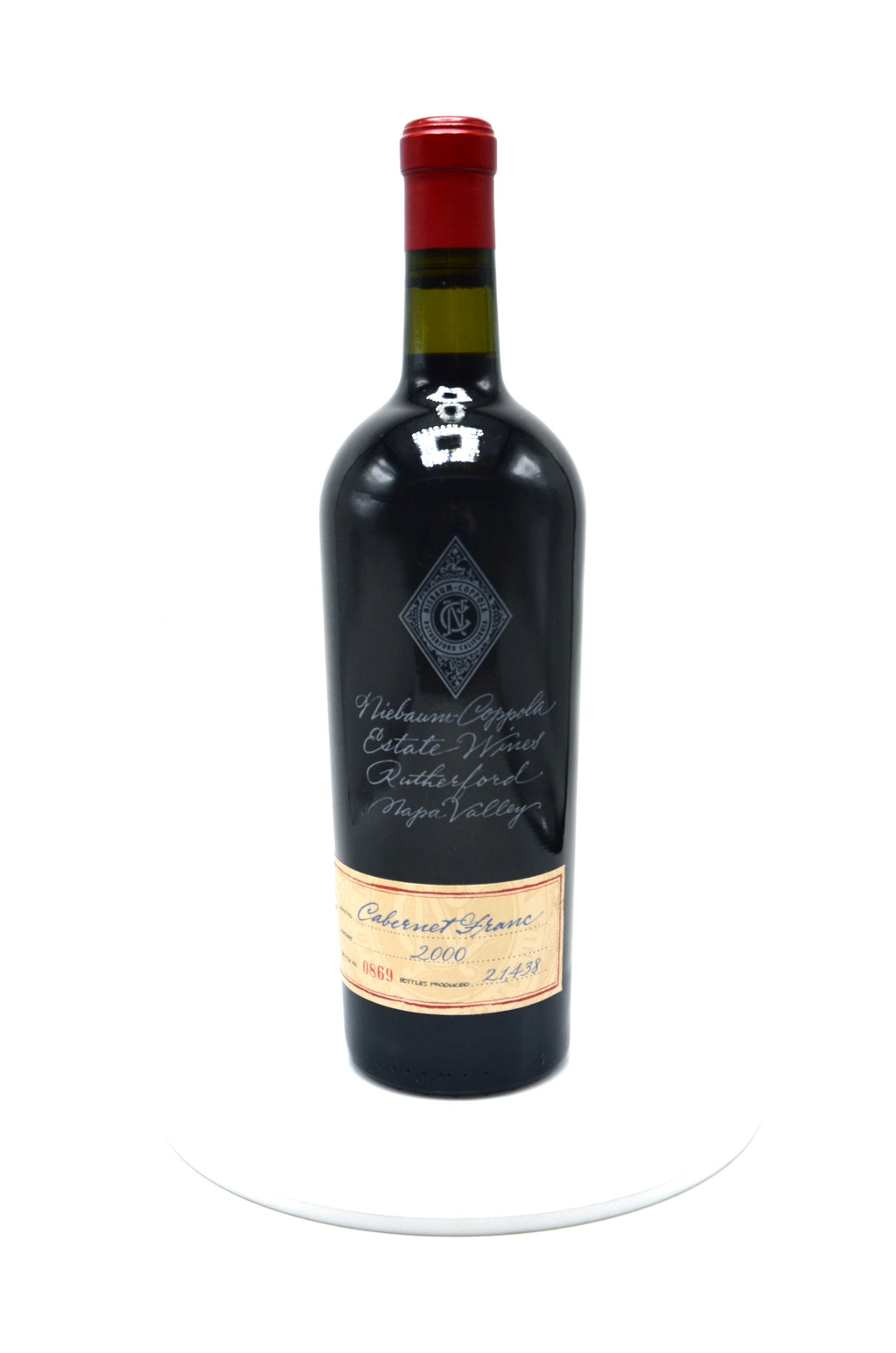 2000 Niebaum-Coppola Estate Cabernet Franc, Rutherford, Napa Valley