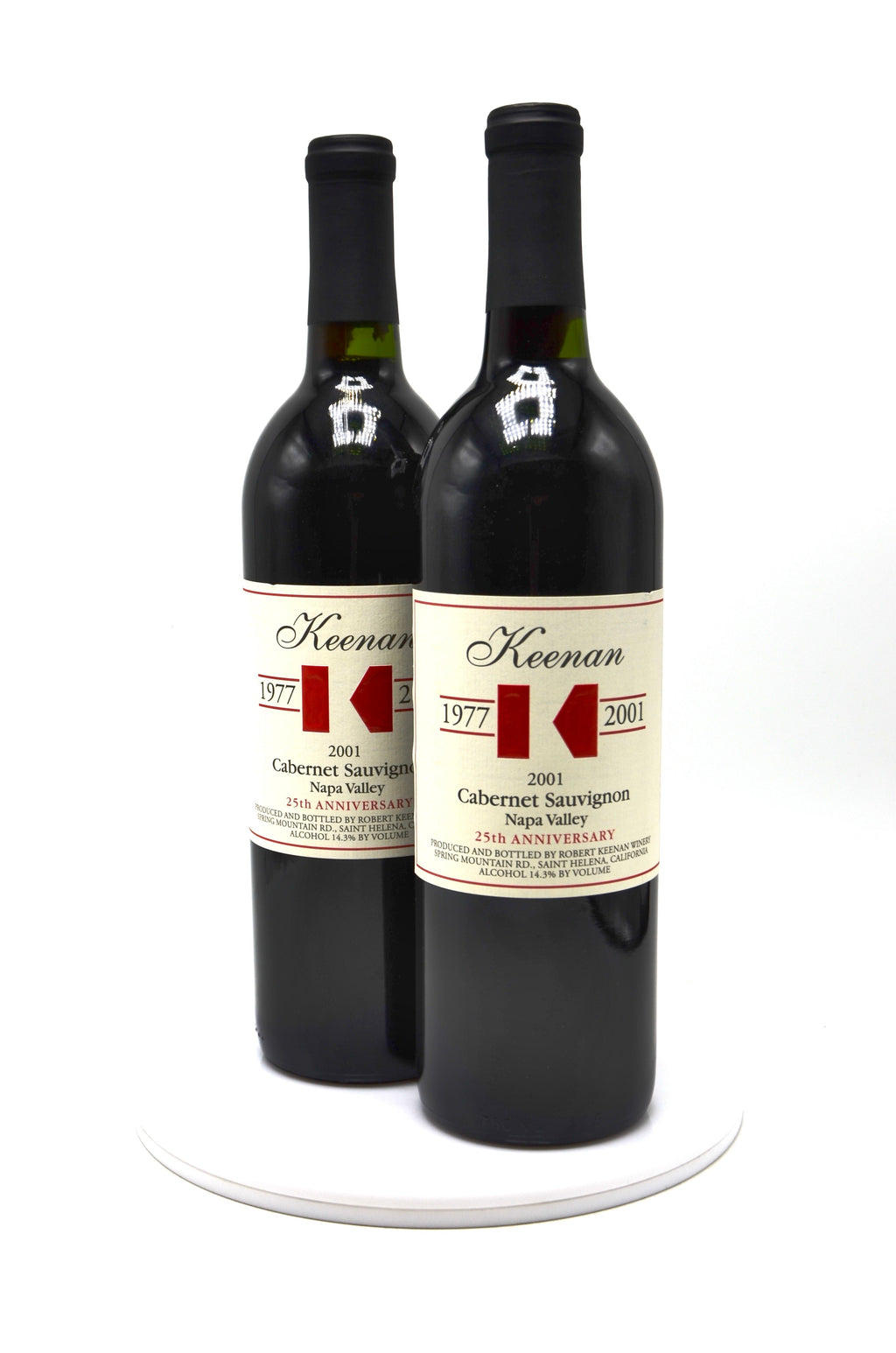 2001 Keenan Cabernet Sauvignon, 25th Anniversary, Napa Valley