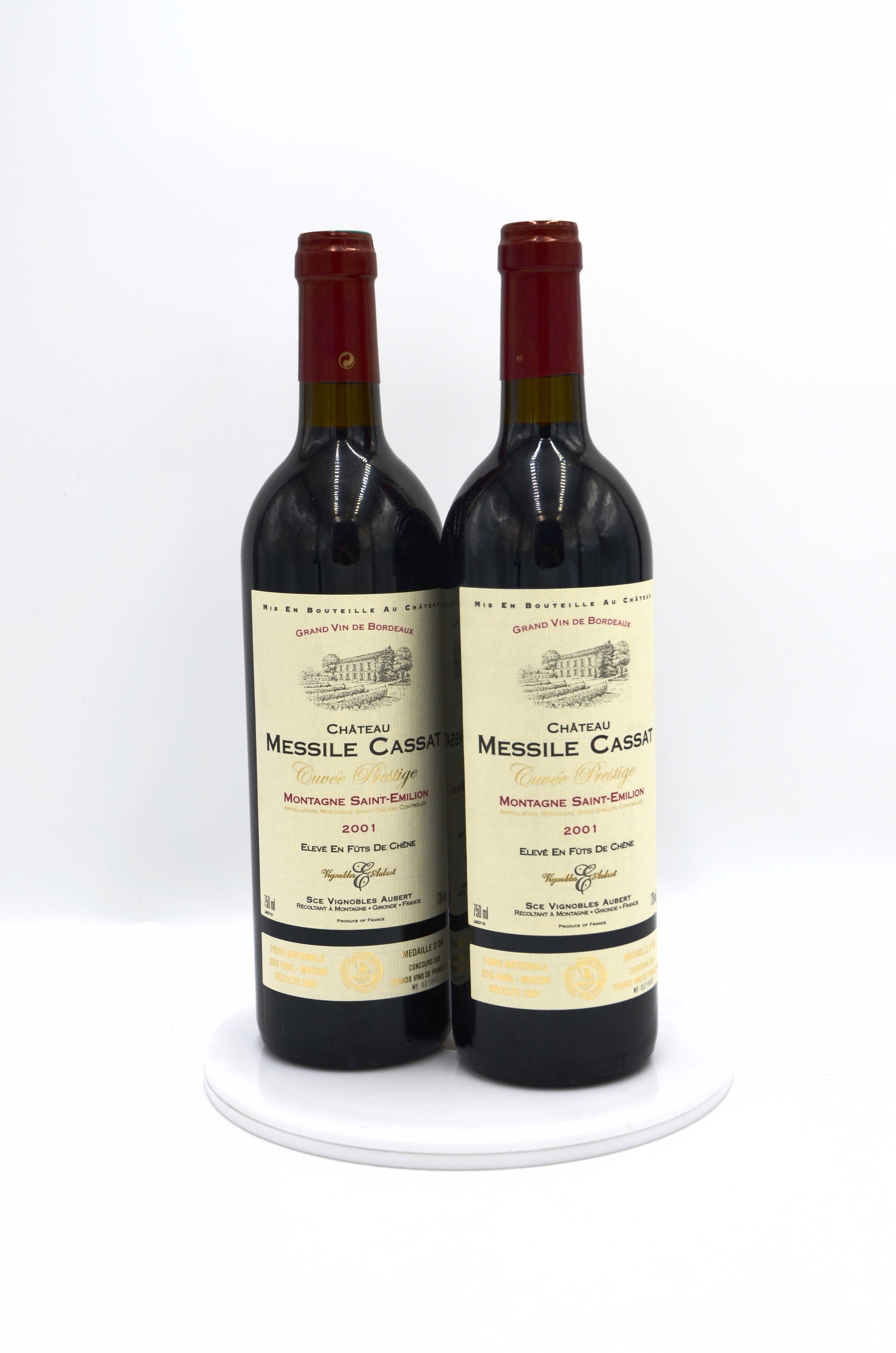 2001 Château Messile Cassat, Cuvee Prestige, Montagne-St. Emilion