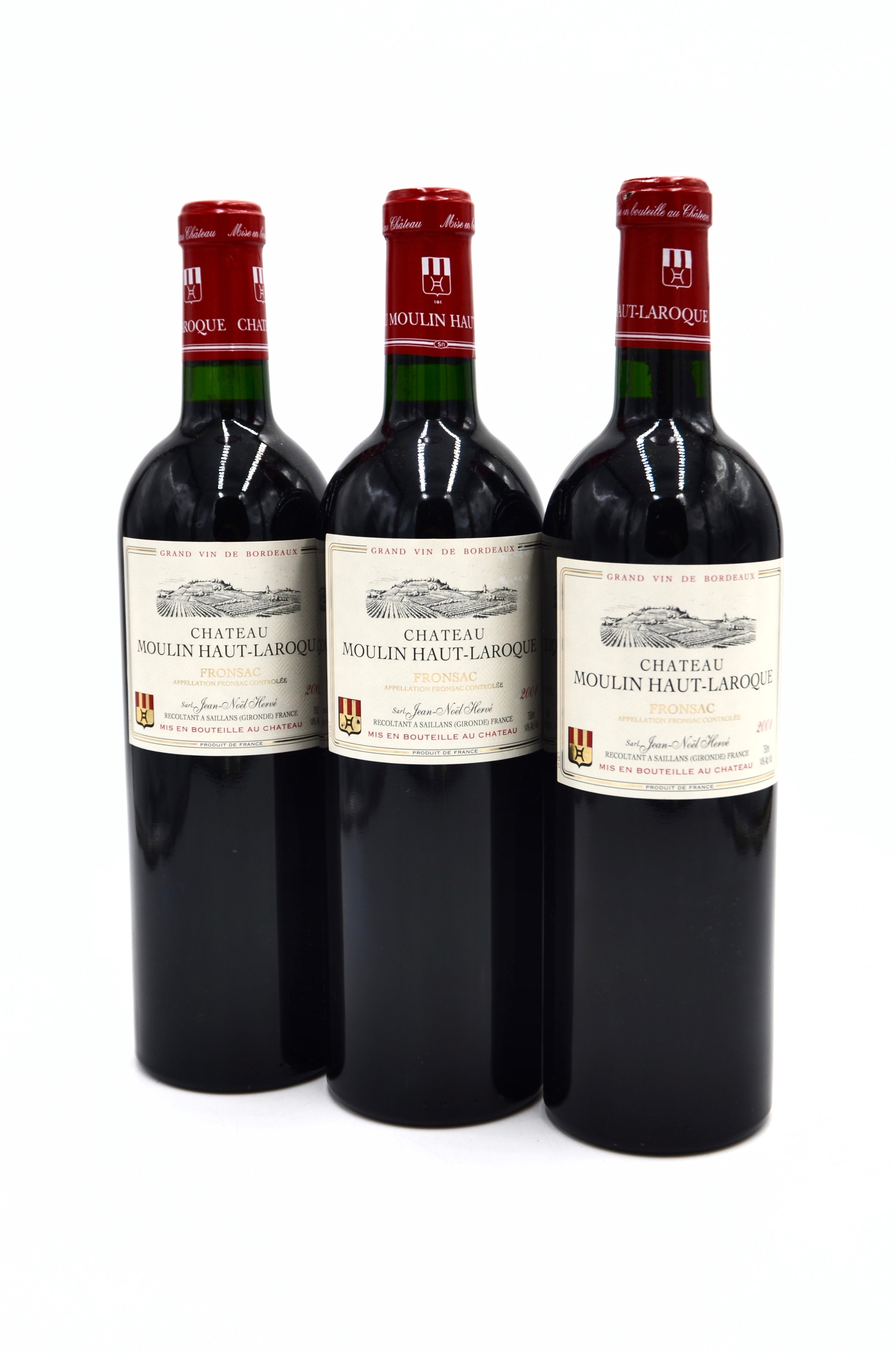 2001 Chateau Moulin Haut-Laroque, Fronsac