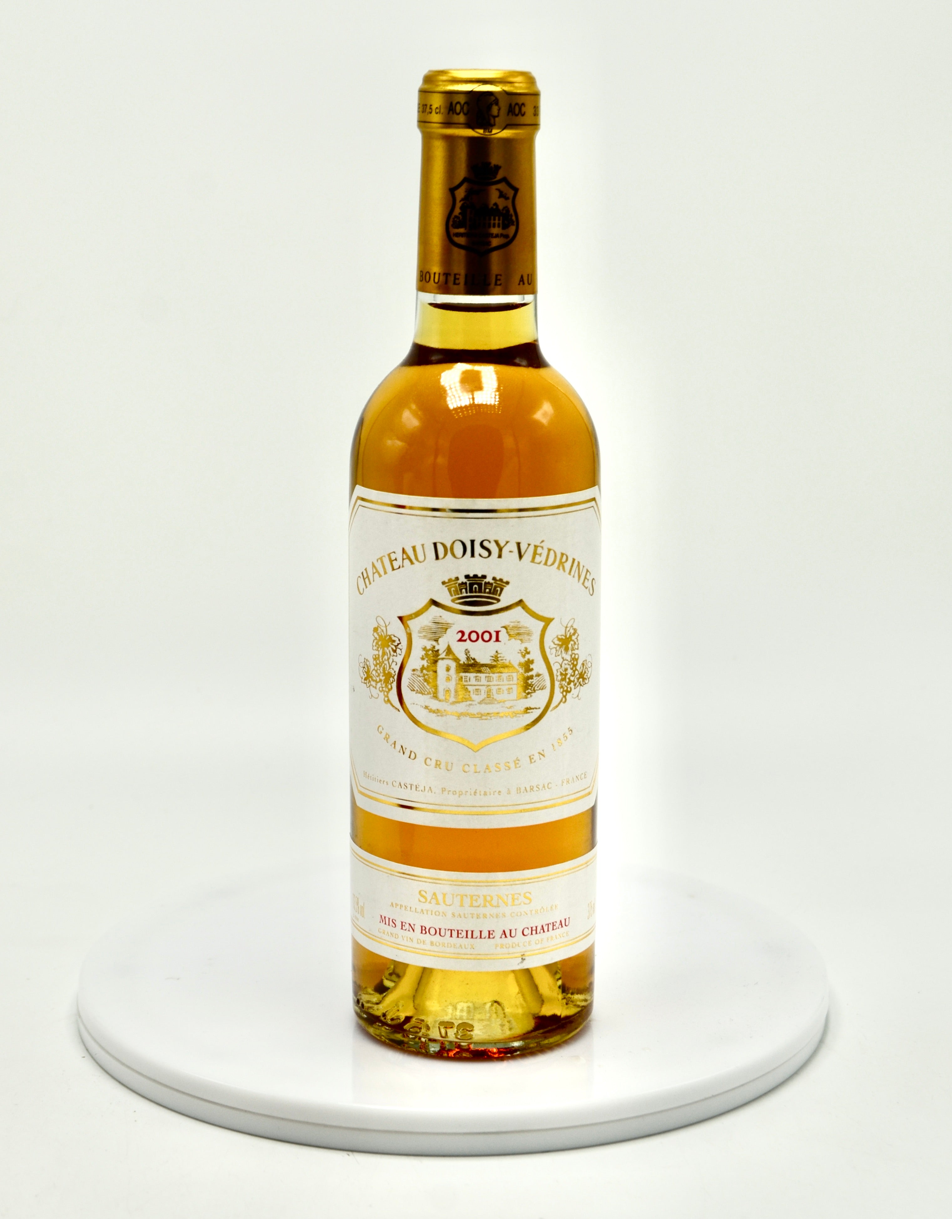 2001 Château Doisy Vedrines, Sauternes (half-bottle)