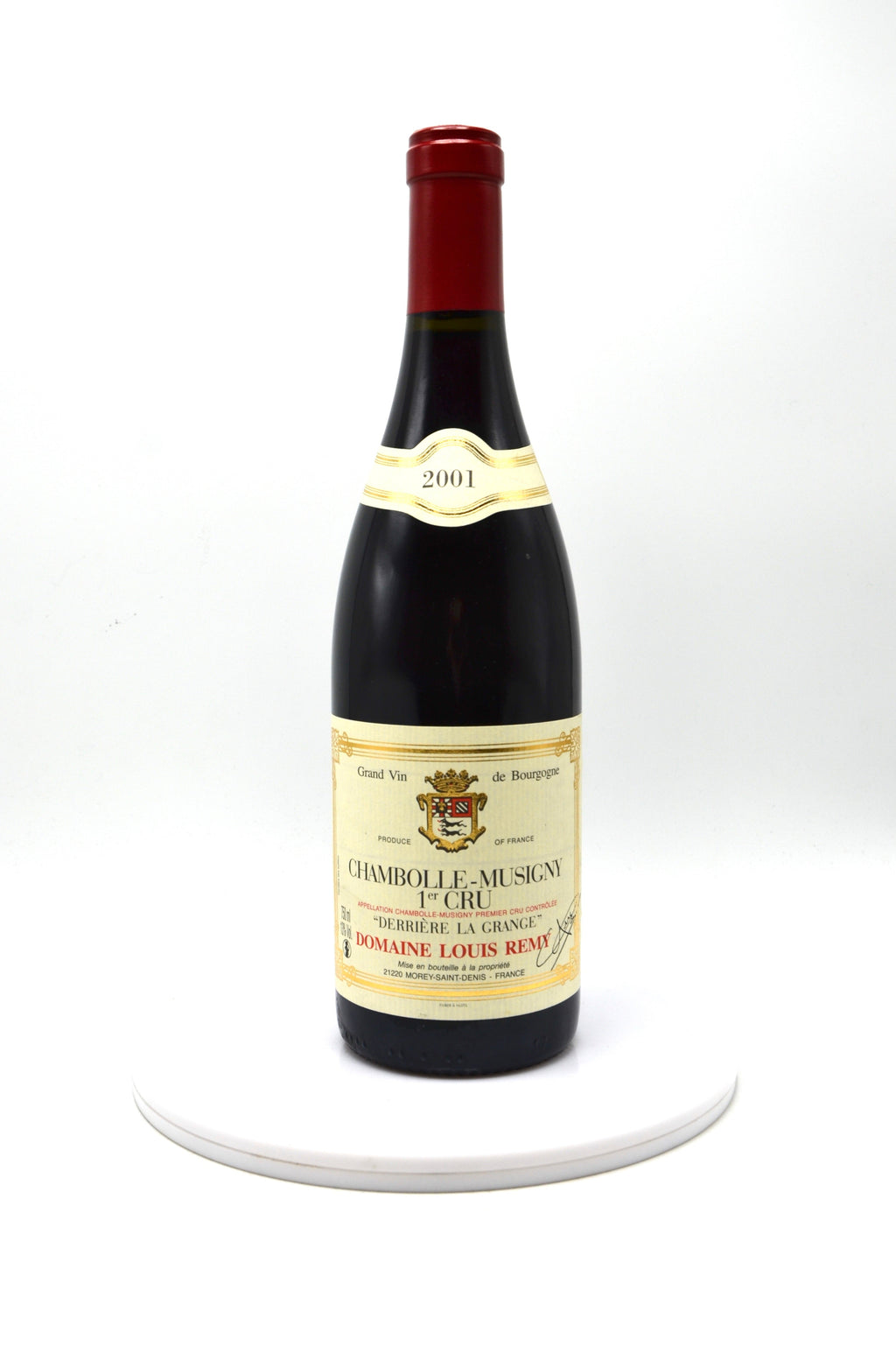 2001 Domaine Louis Remy Chambolle-Musigny, Derriere la Grange, Premier Cru