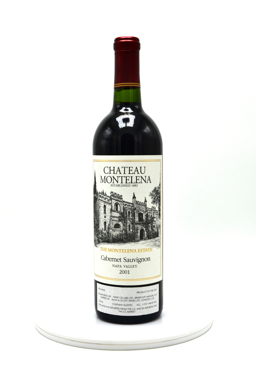 2001 Château Montelena Estate Cabernet Sauvignon, Napa Valley