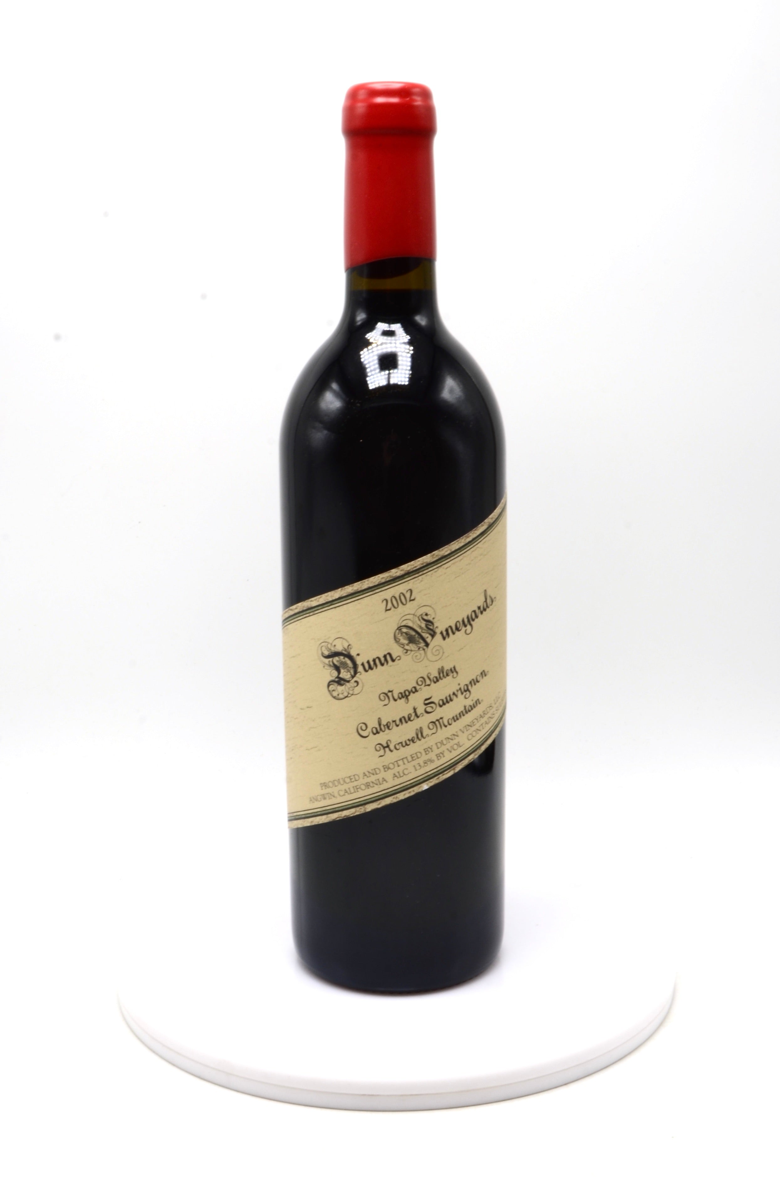 2002 Dunn Vineyards Cabernet Sauvignon, Howell Mountain