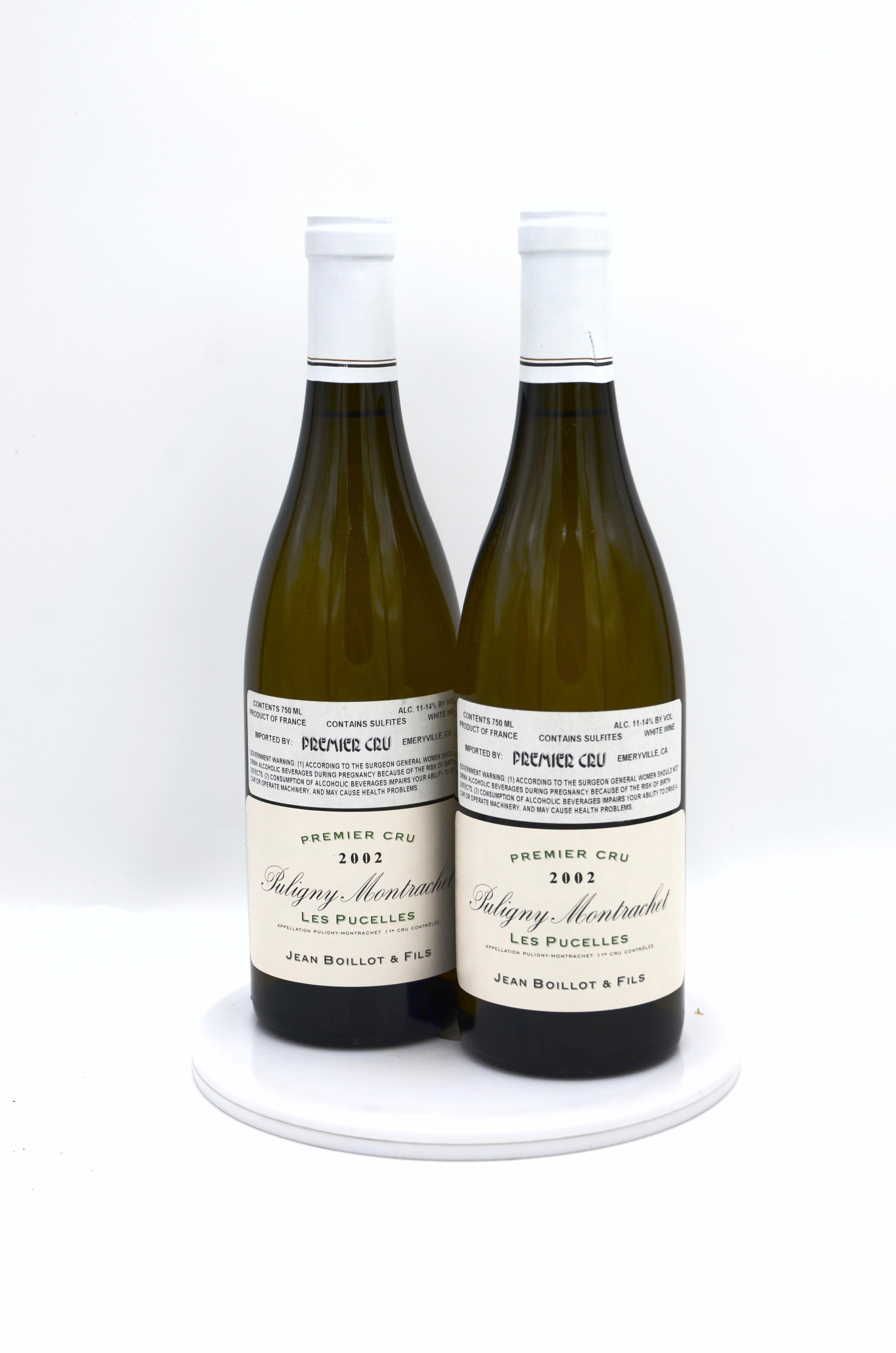 2002 Jean Boillot & Fils Puligny-Montrachet, Les Pucelles, Premier Cru