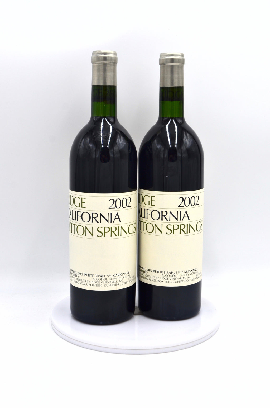 2002 Ridge Vineyards Zinfandel, Lytton Springs, Dry Creek Valley, Sonoma Valley