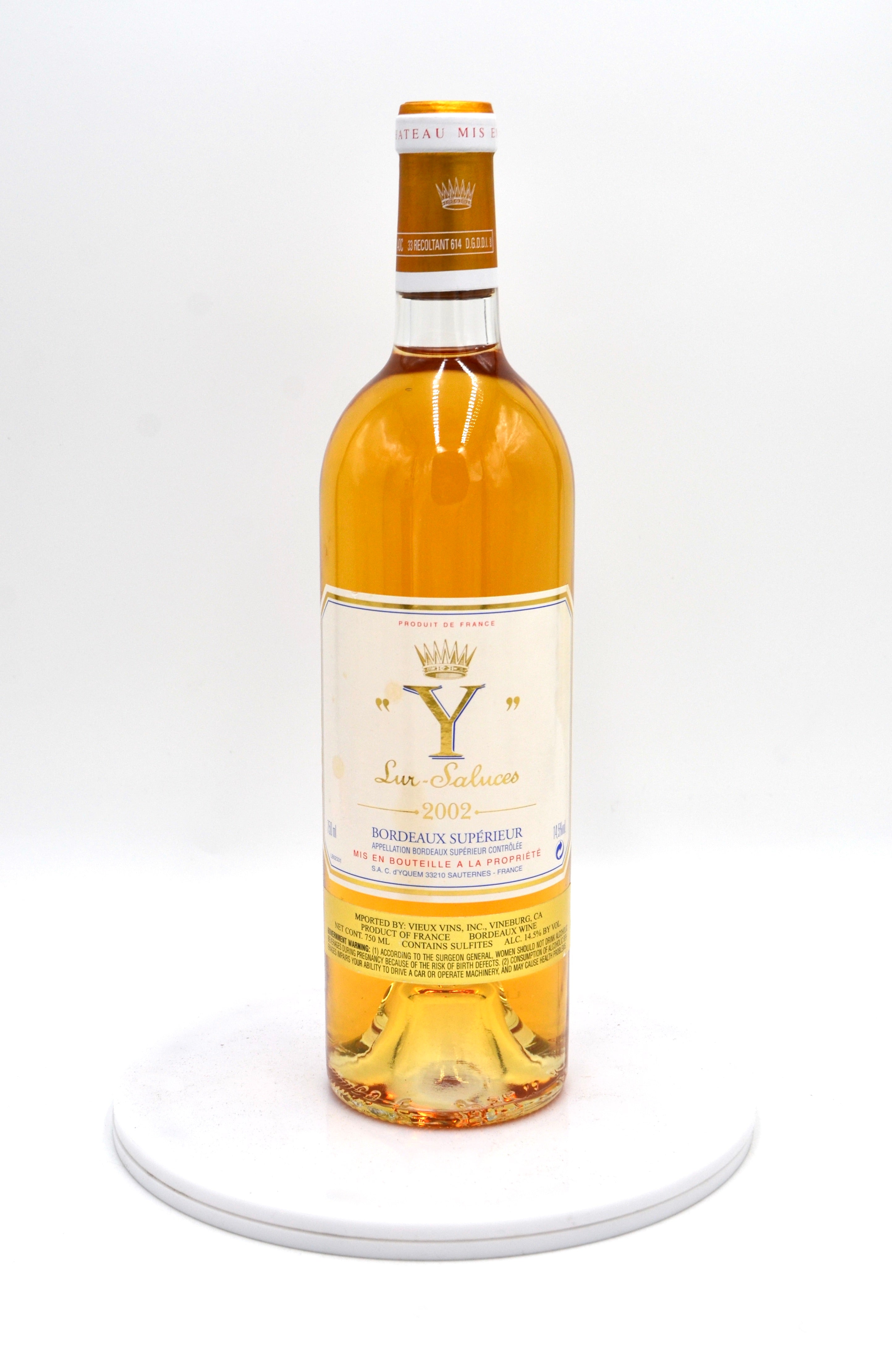 2002 Ygrec "Y" de Château d'Yquem, Bordeaux Blanc