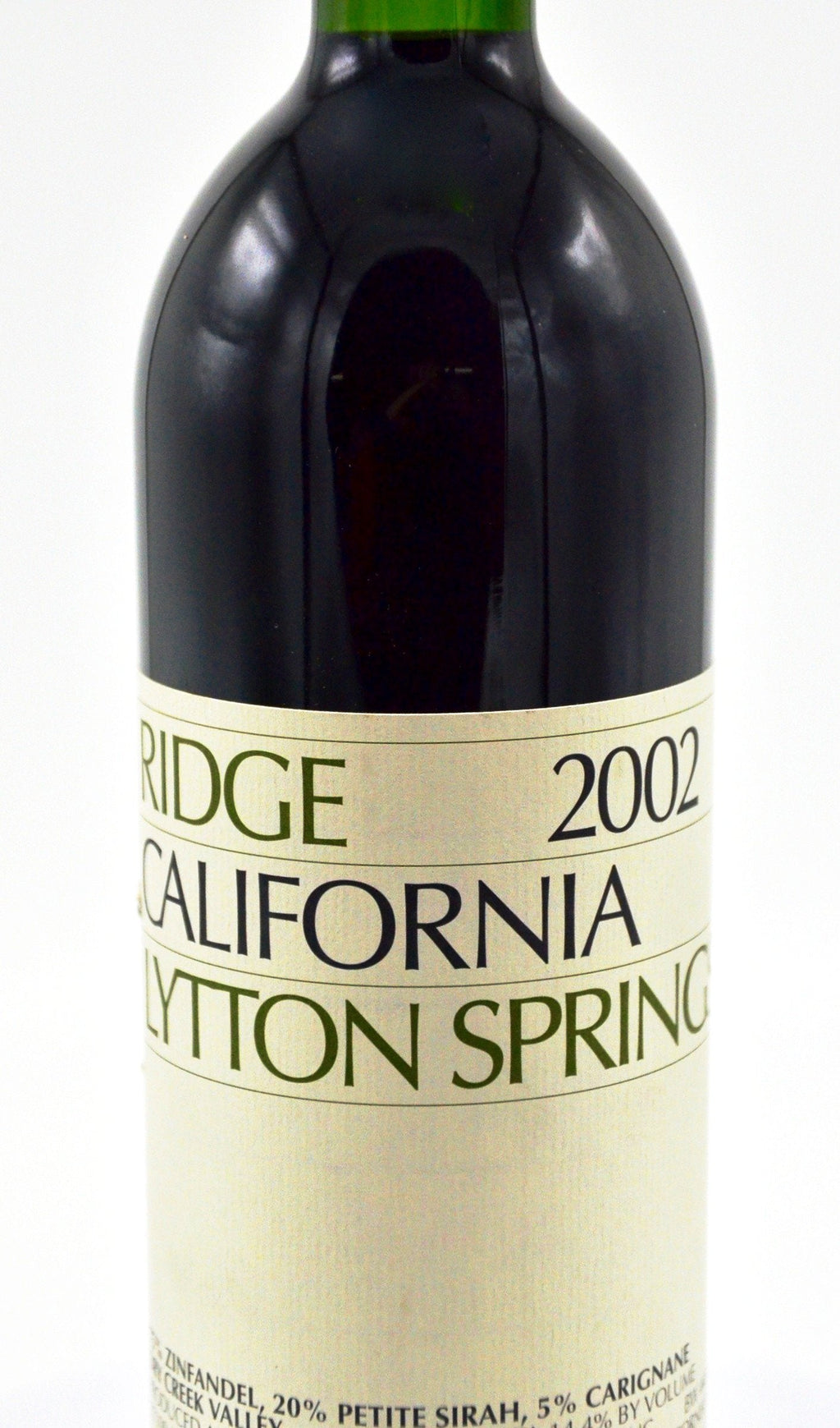 2002 Ridge Vineyards Zinfandel, Lytton Springs, Dry Creek Valley, Sonoma Valley