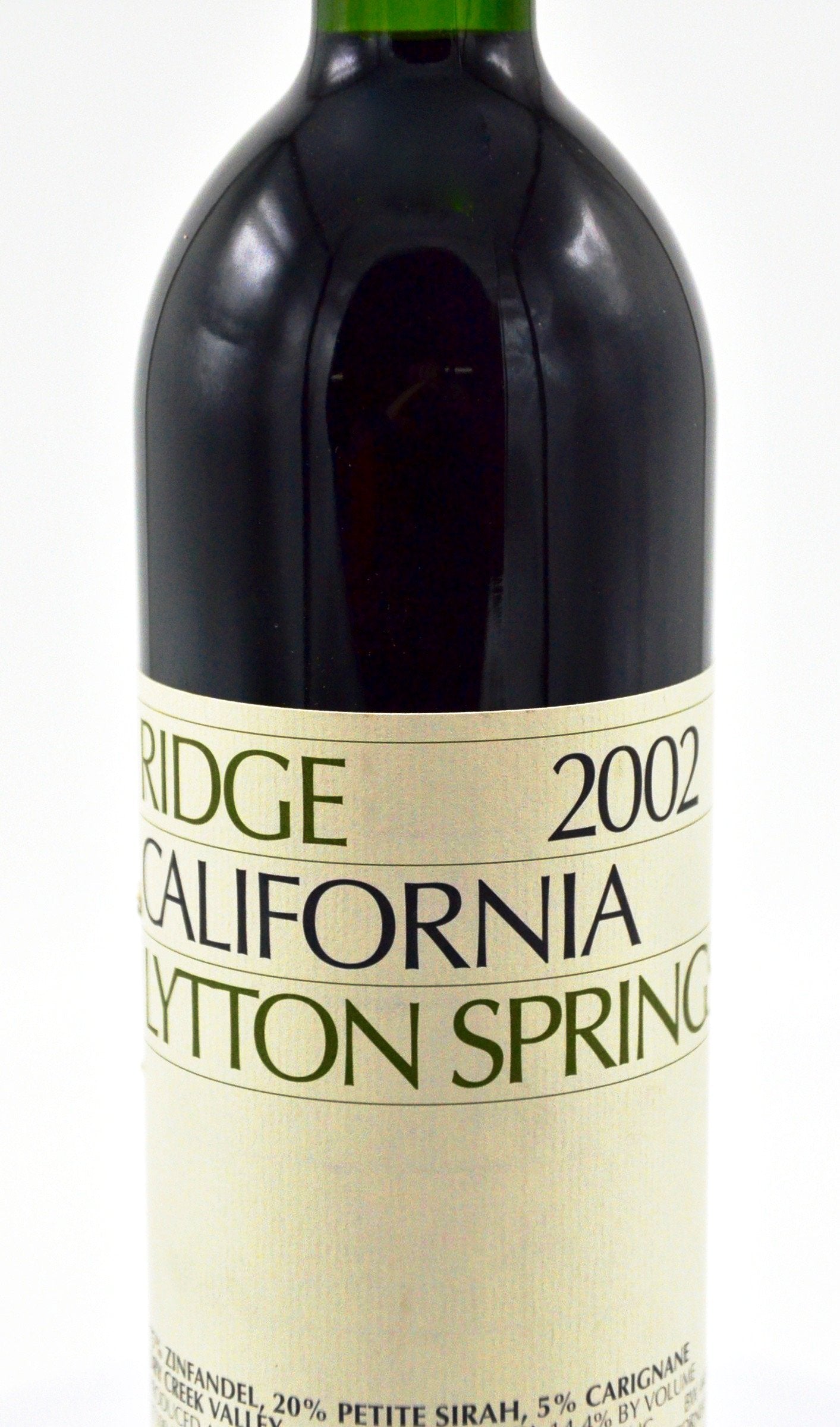 2002 Ridge Vineyards Zinfandel, Lytton Springs, Dry Creek Valley, Sonoma Valley