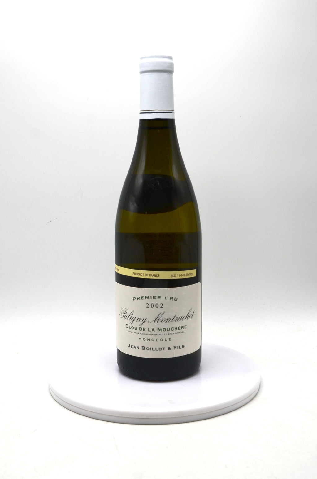 2002 Jean Boillot & Fils Puligny-Montrachet, Clos de la Mouchere, Monopole Premier Cru