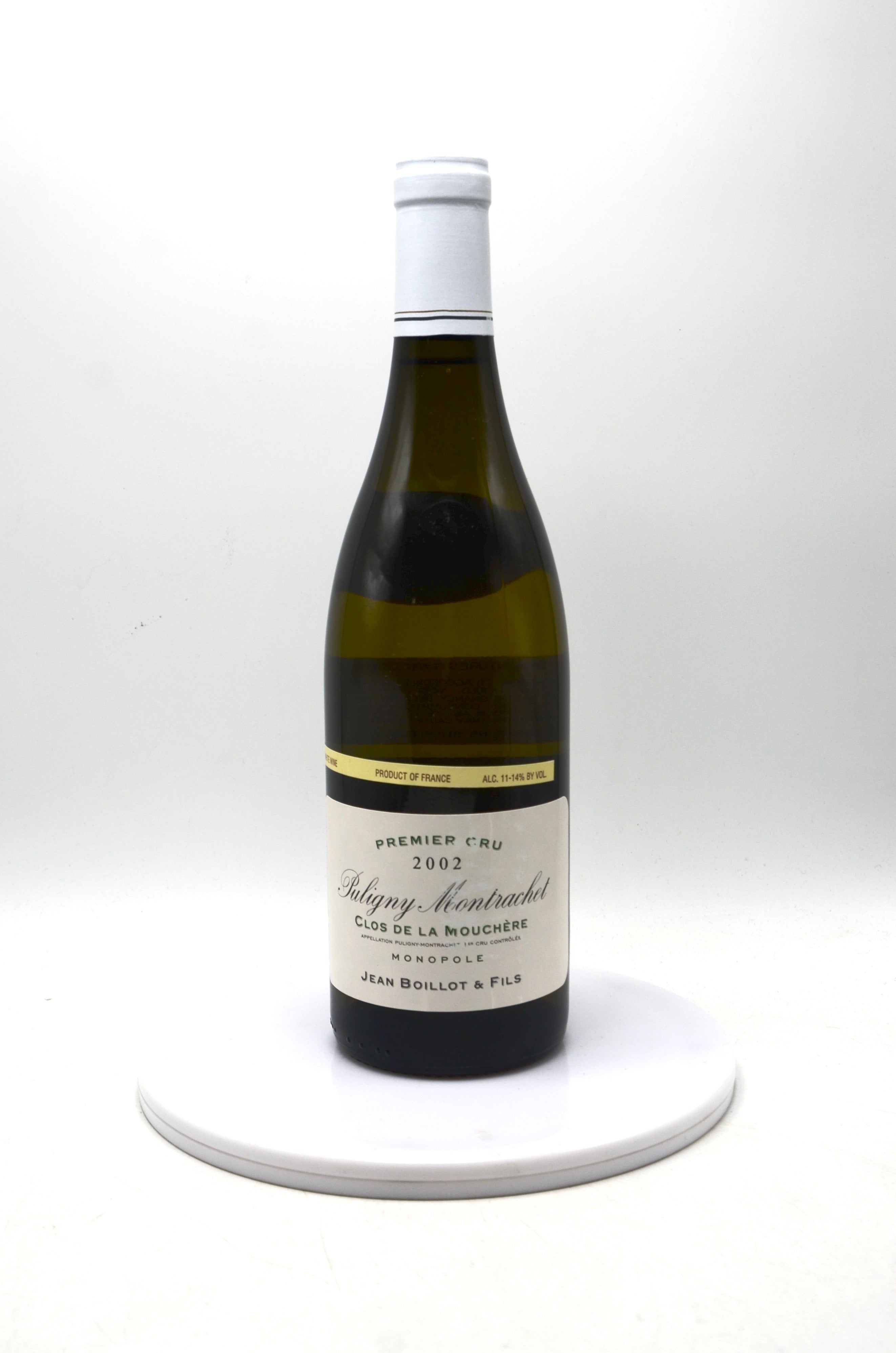 2002 Jean Boillot & Fils Puligny-Montrachet, Clos de la Mouchere, Monopole Premier Cru