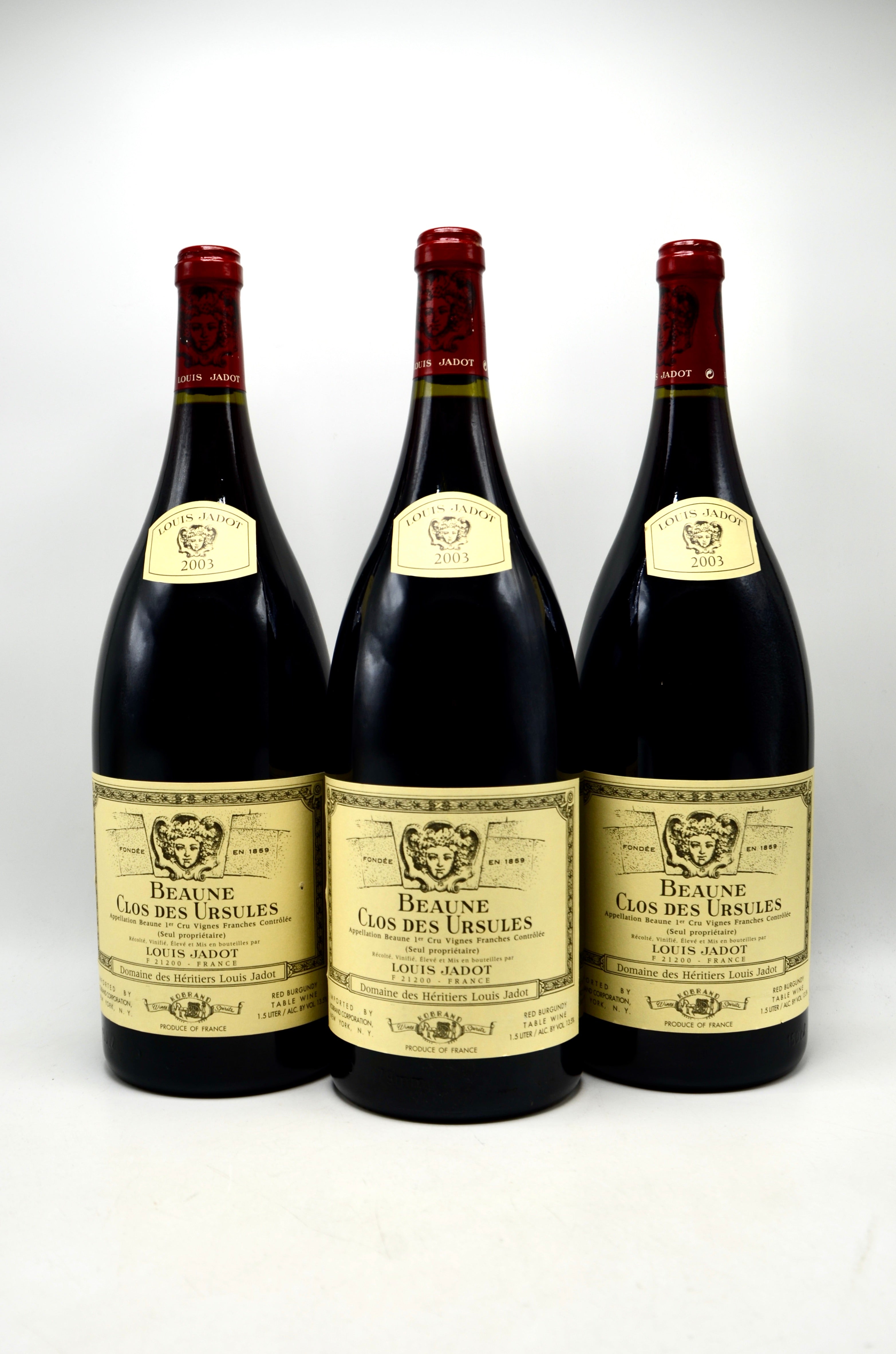 2003 Domaine Louis Jadot Beaune Rouge, Domaine des Heritiers Vignes Franches Clos des Ursules, Monopole Premier Cru (magnum)