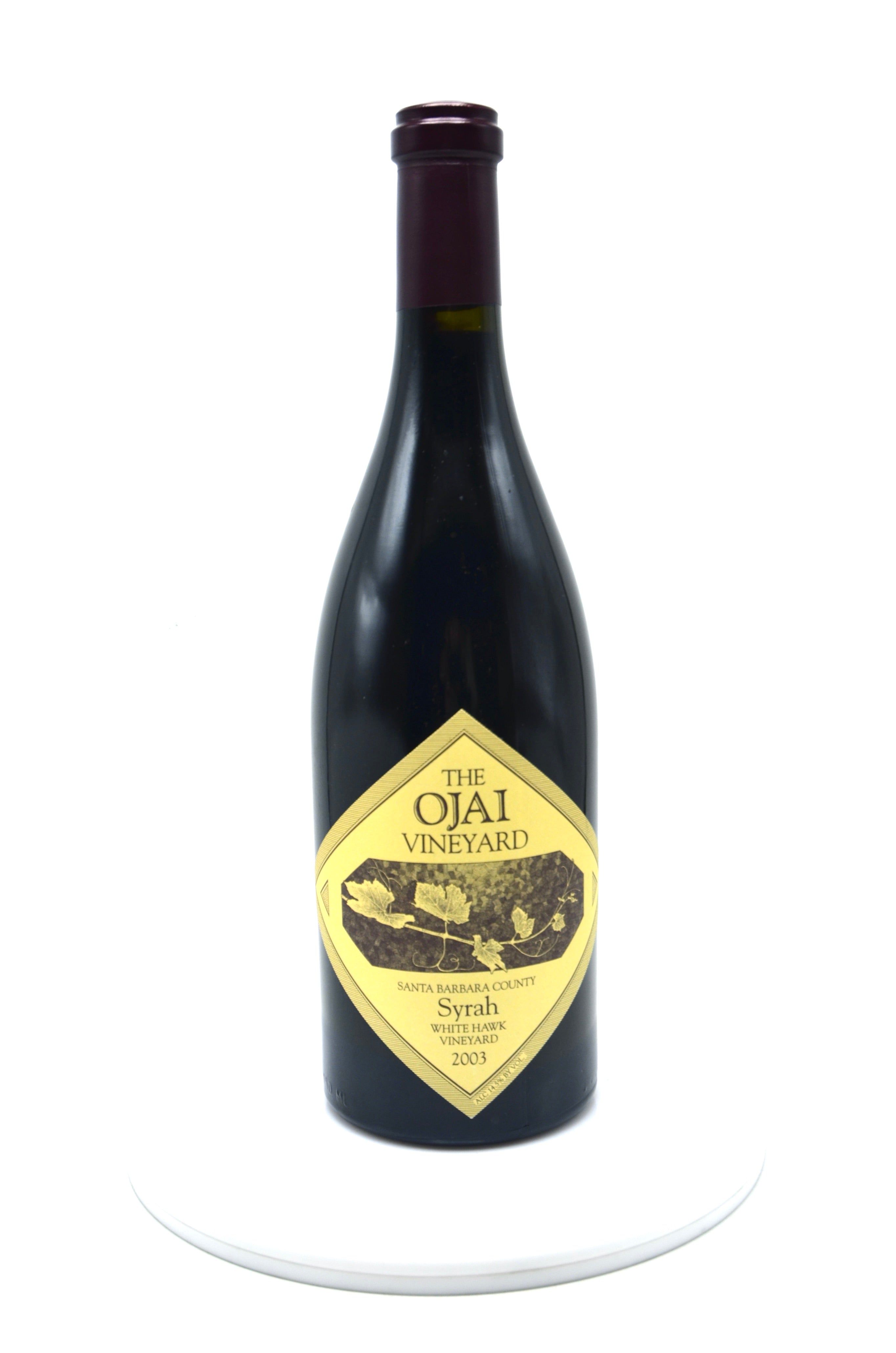 2003 Ojai Vineyard Syrah, White Hawk Vineyard, Santa Barbara County