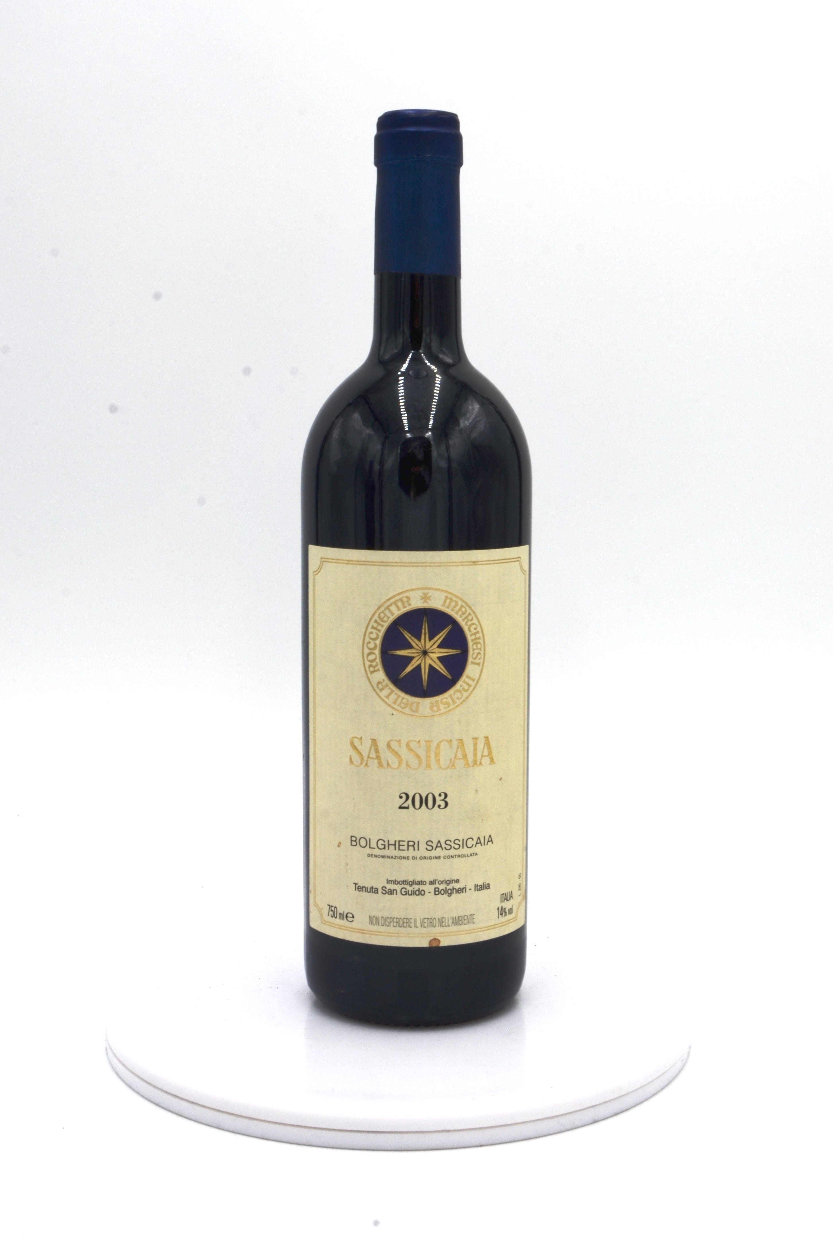 2003 Sassicaia Tenuta San Guido