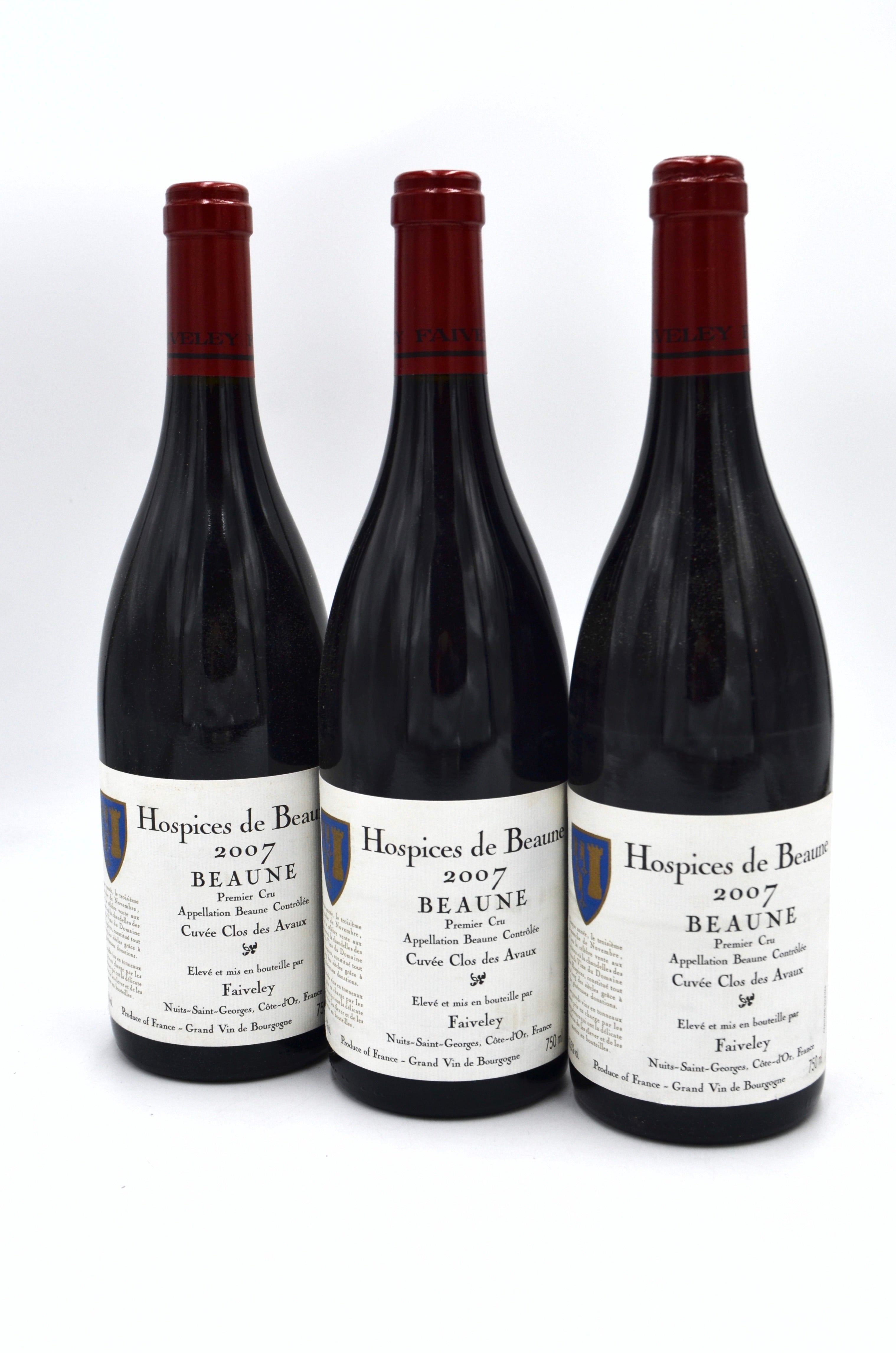 2007 Faiveley Hospices de Beaune, Beaune Rouge, Cuvée Clos des Avaux, Premier Cru