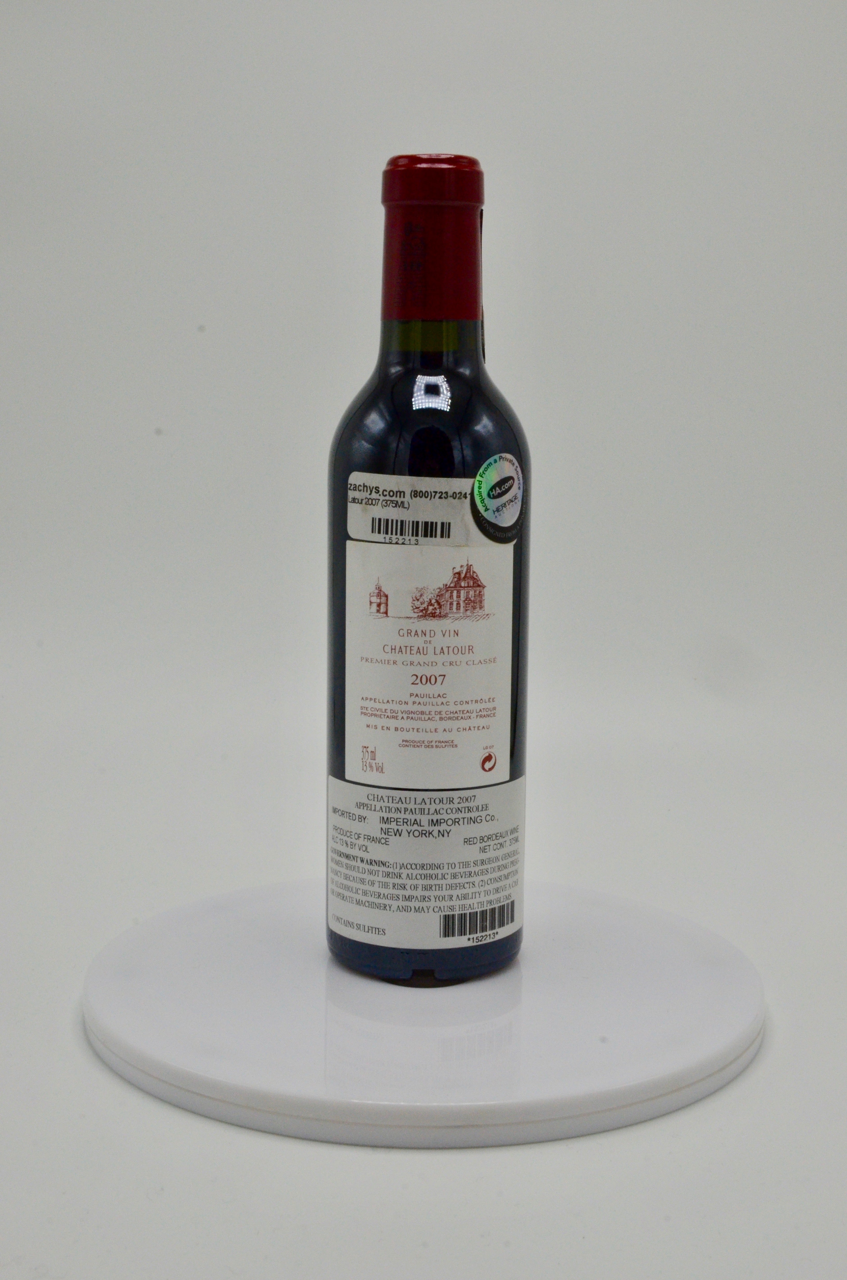 2007 Château Latour Pauillac (half-bottle)