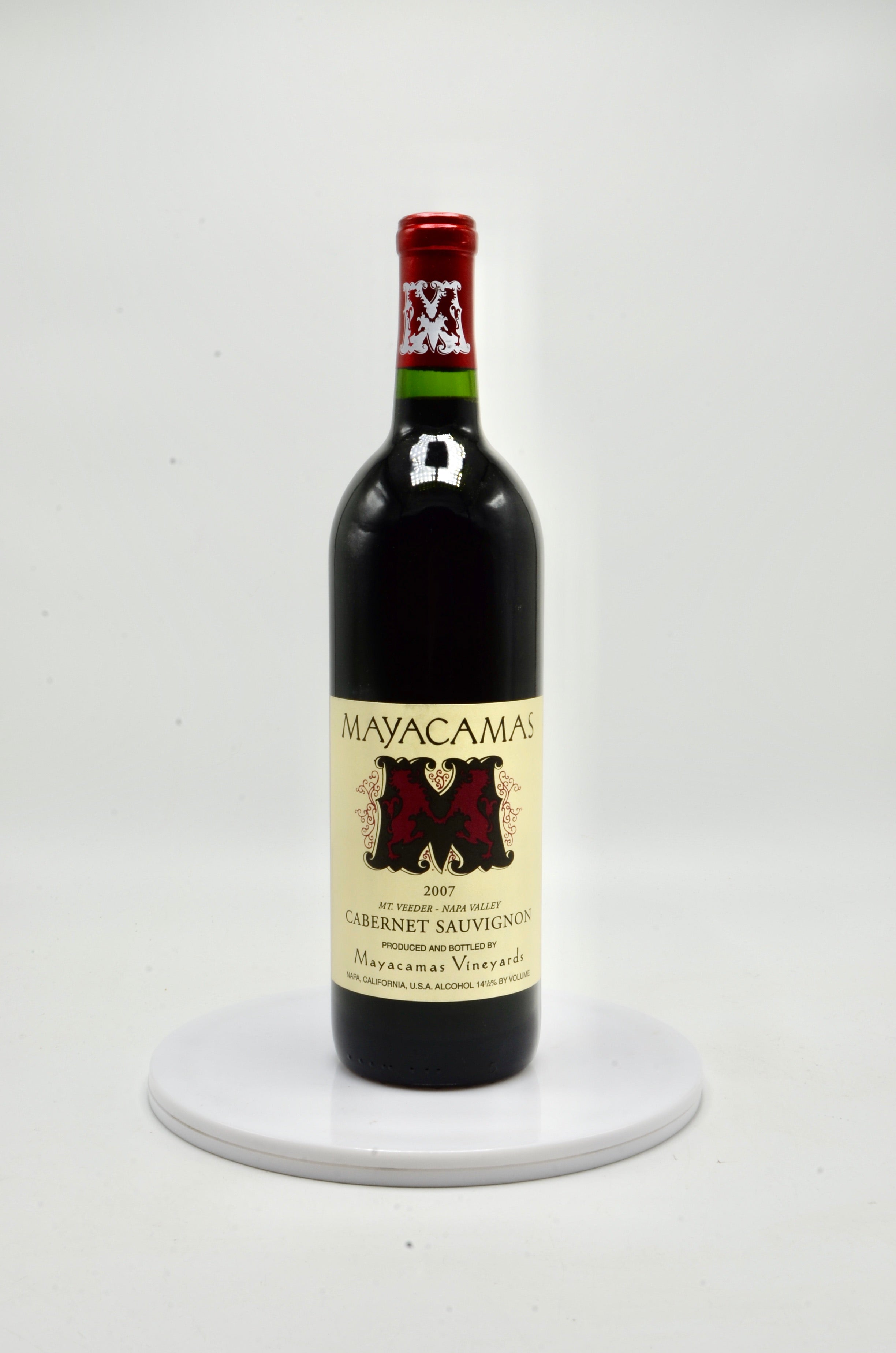 2007 Mayacamas Cabernet Sauvignon, Mount Veeder, Napa Valley