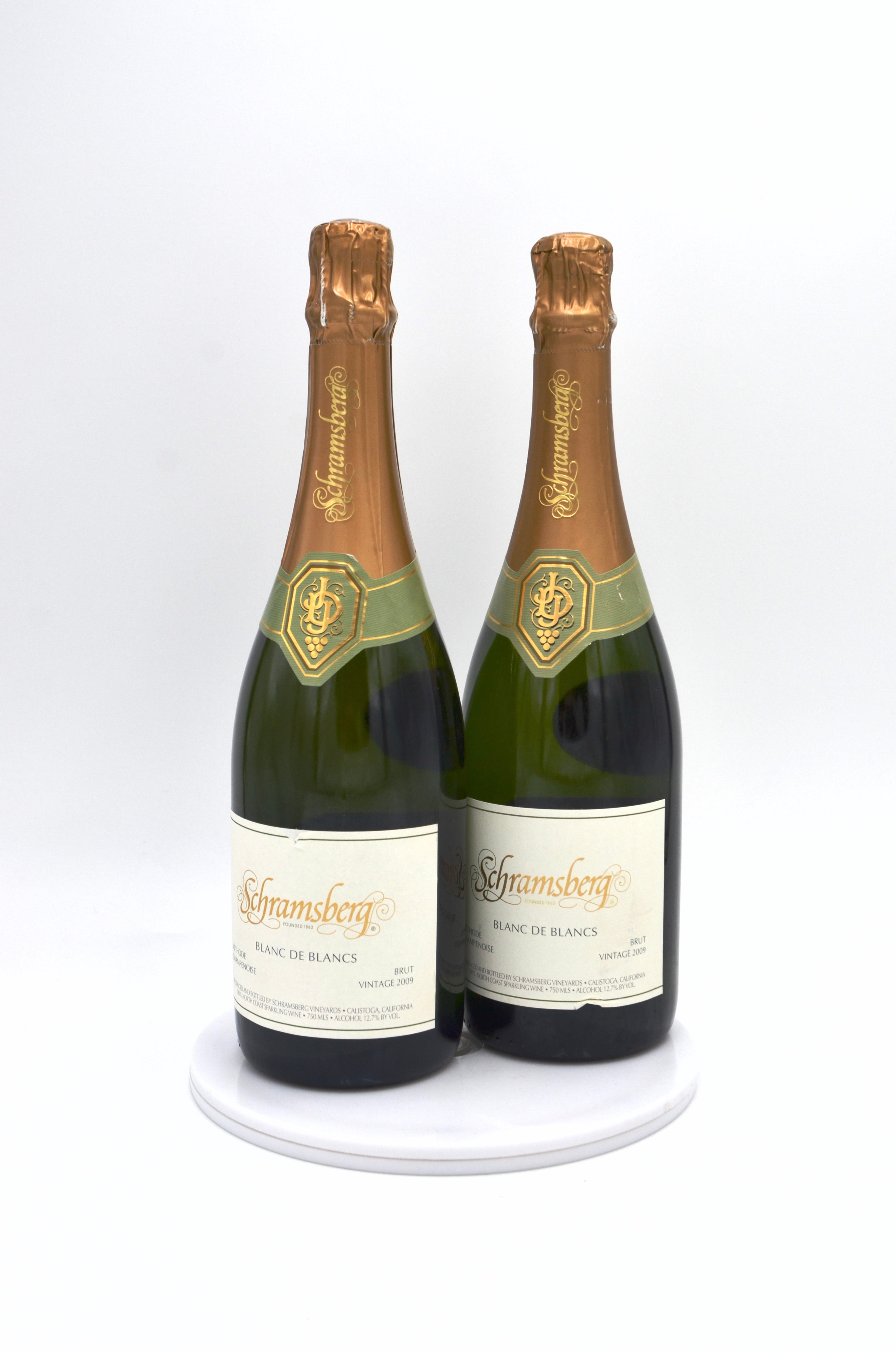 2009 Schramsberg Blanc de Blancs Brut Sparkling Wine, North Coast
