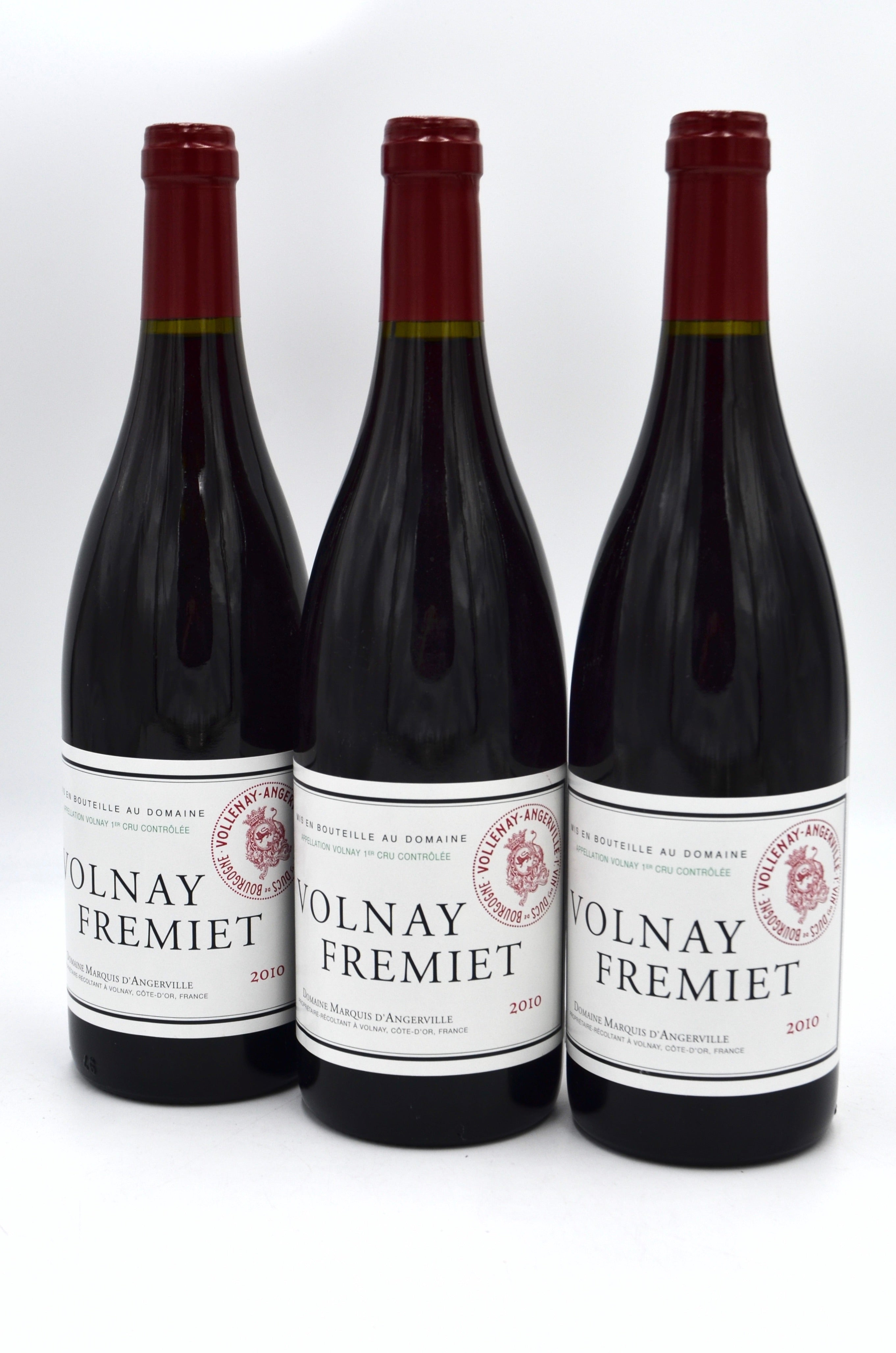 2010 Domaine Marquis d'Angerville Volnay, Fremiet, Premier Cru