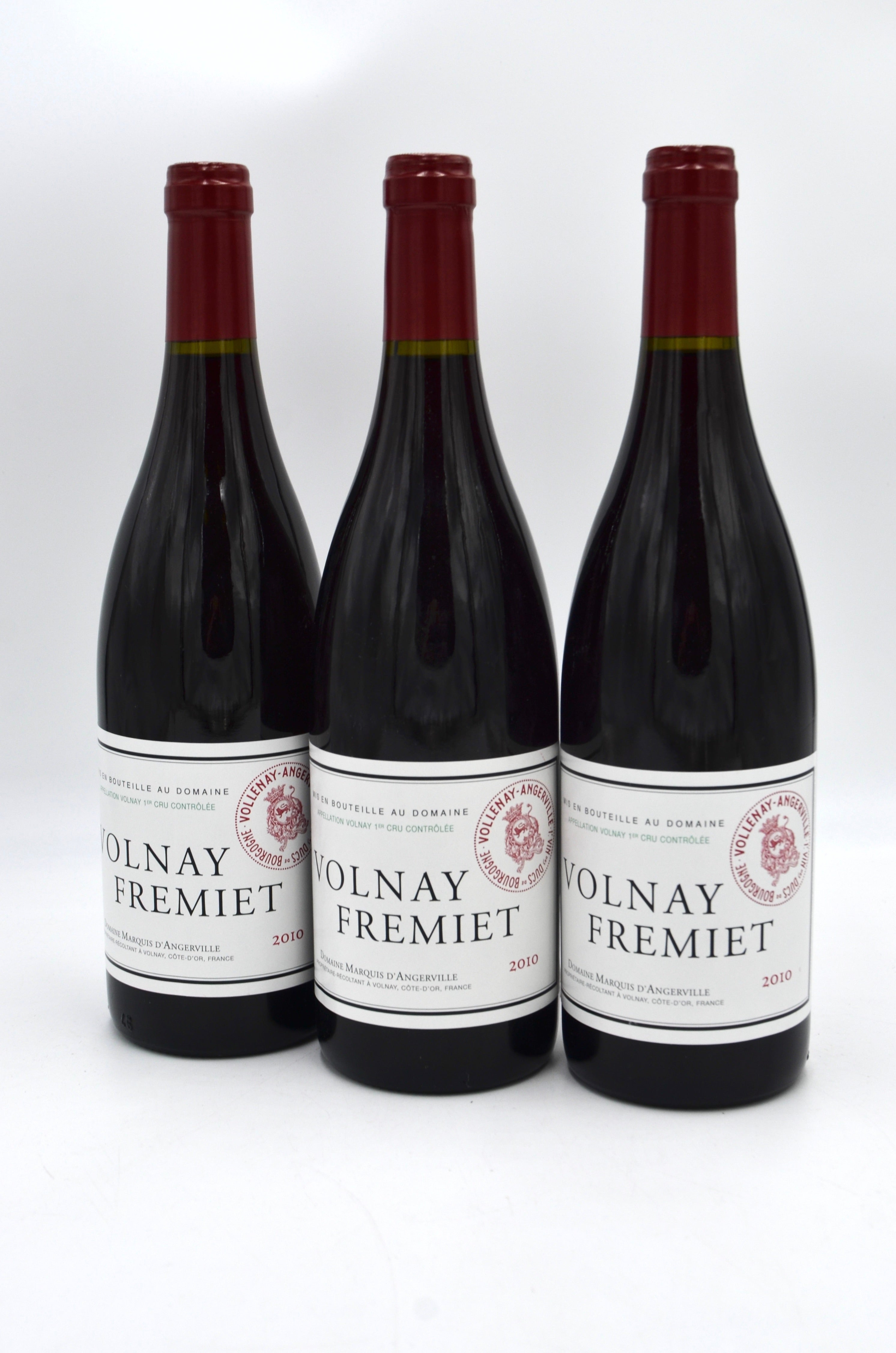 2010 Domaine Marquis d'Angerville Volnay, Fremiet, Premier Cru