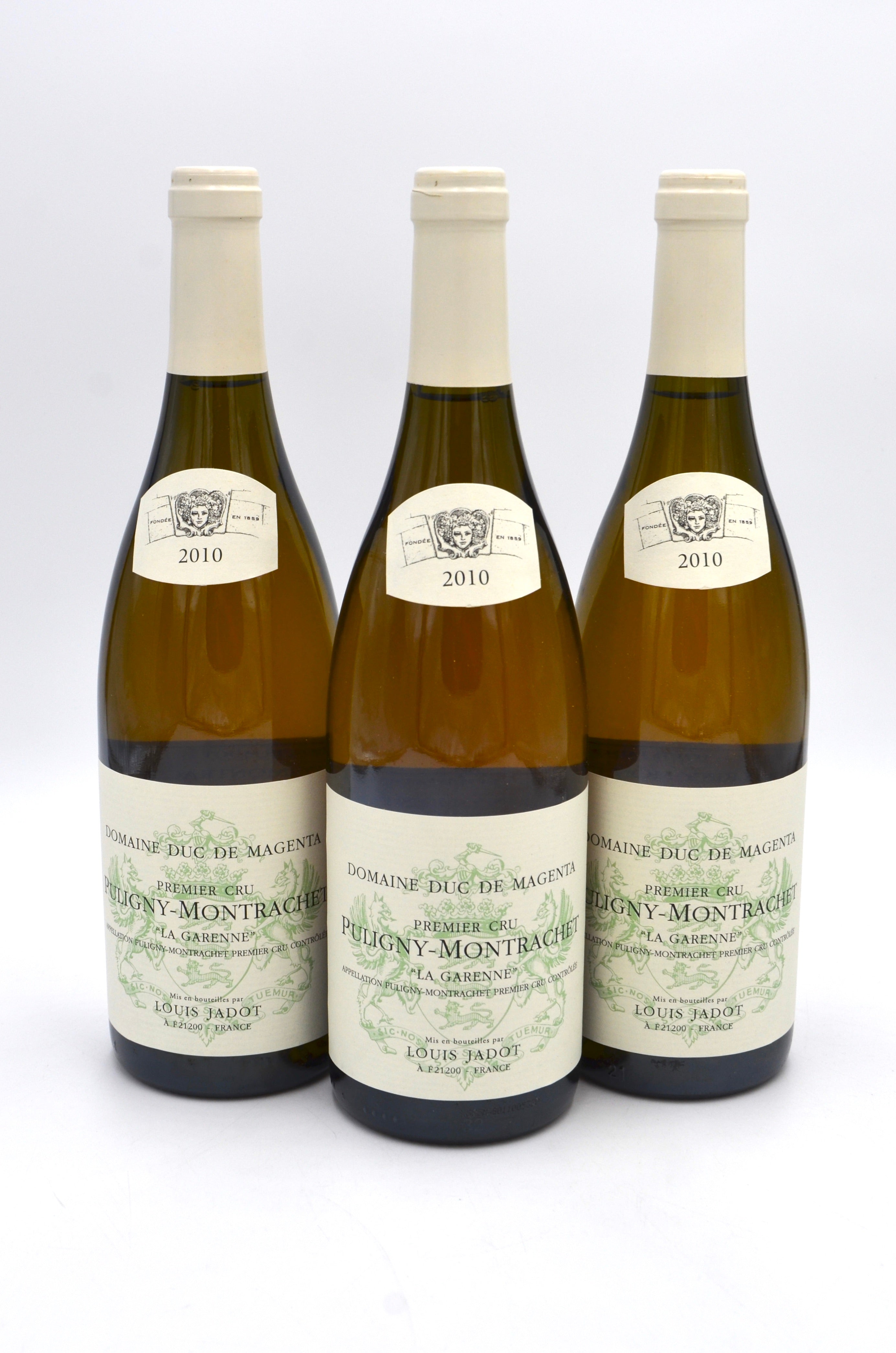 2010 Louis Jadot Puligny-Montrachet, Domaine Duc de Magenta La Garenne Blanc, Premier Cru